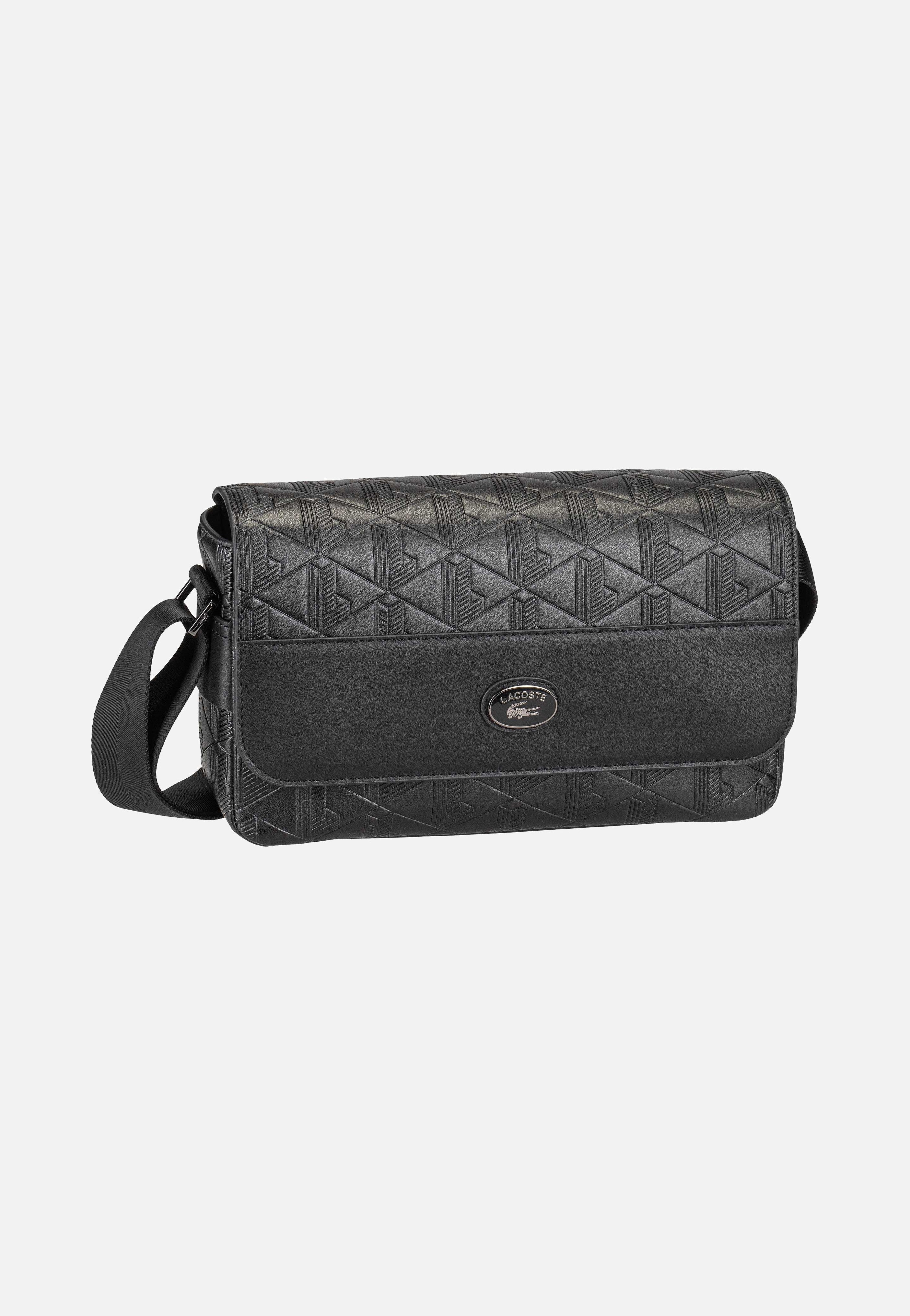 Lacoste Nomogramme Embossed NU4838MR Noir - Crossbody Bag | Sakoi