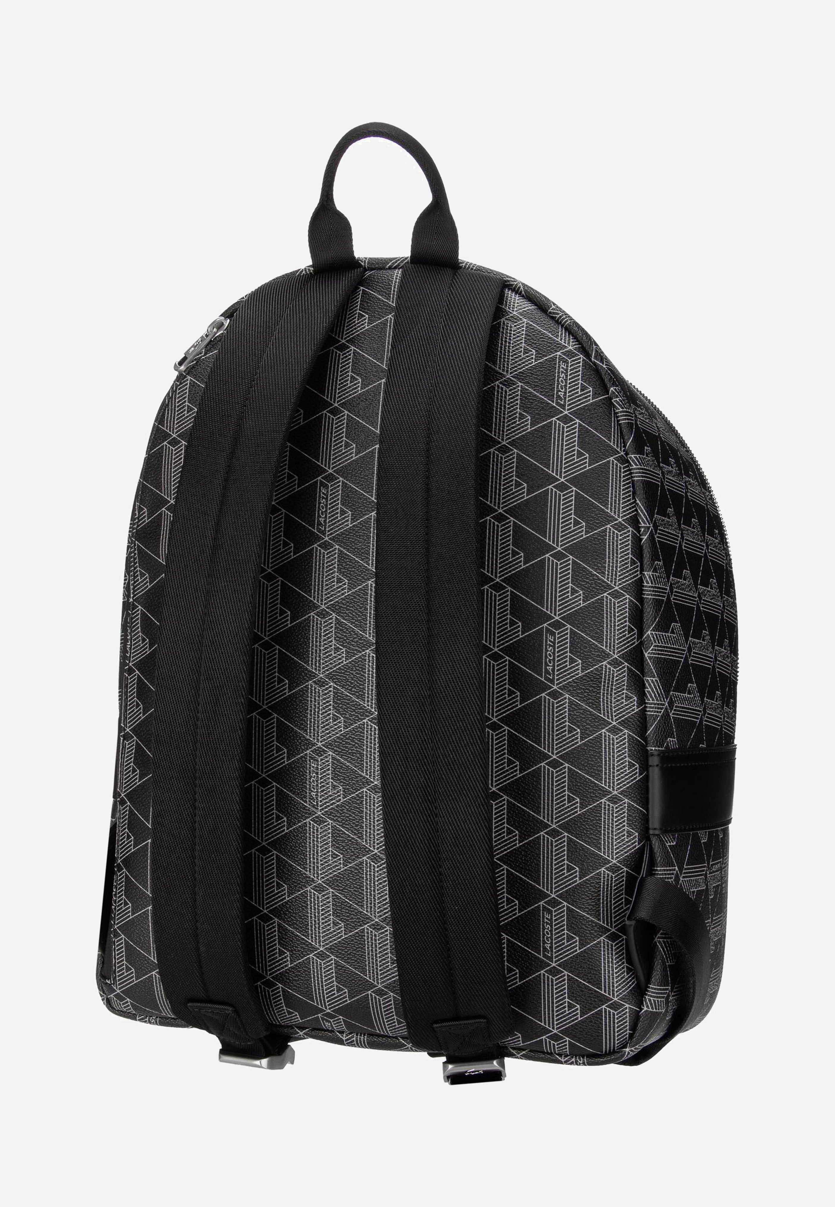 Lacoste - The Blend 3649 Monogram Noir Gris - Backpack | Men-Image
