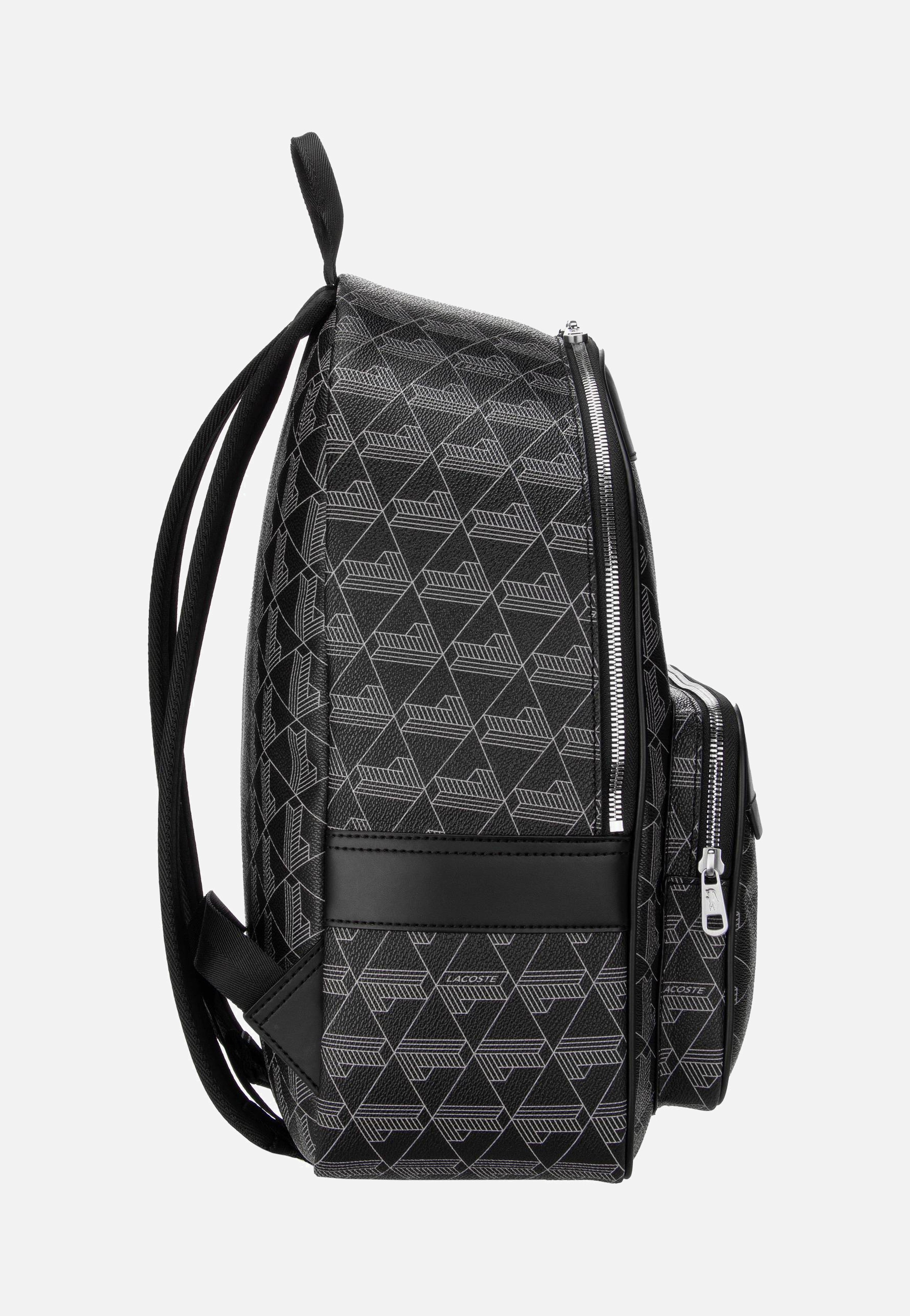 Lacoste The Blend 3649 Monogram Noir Gris Backpack
