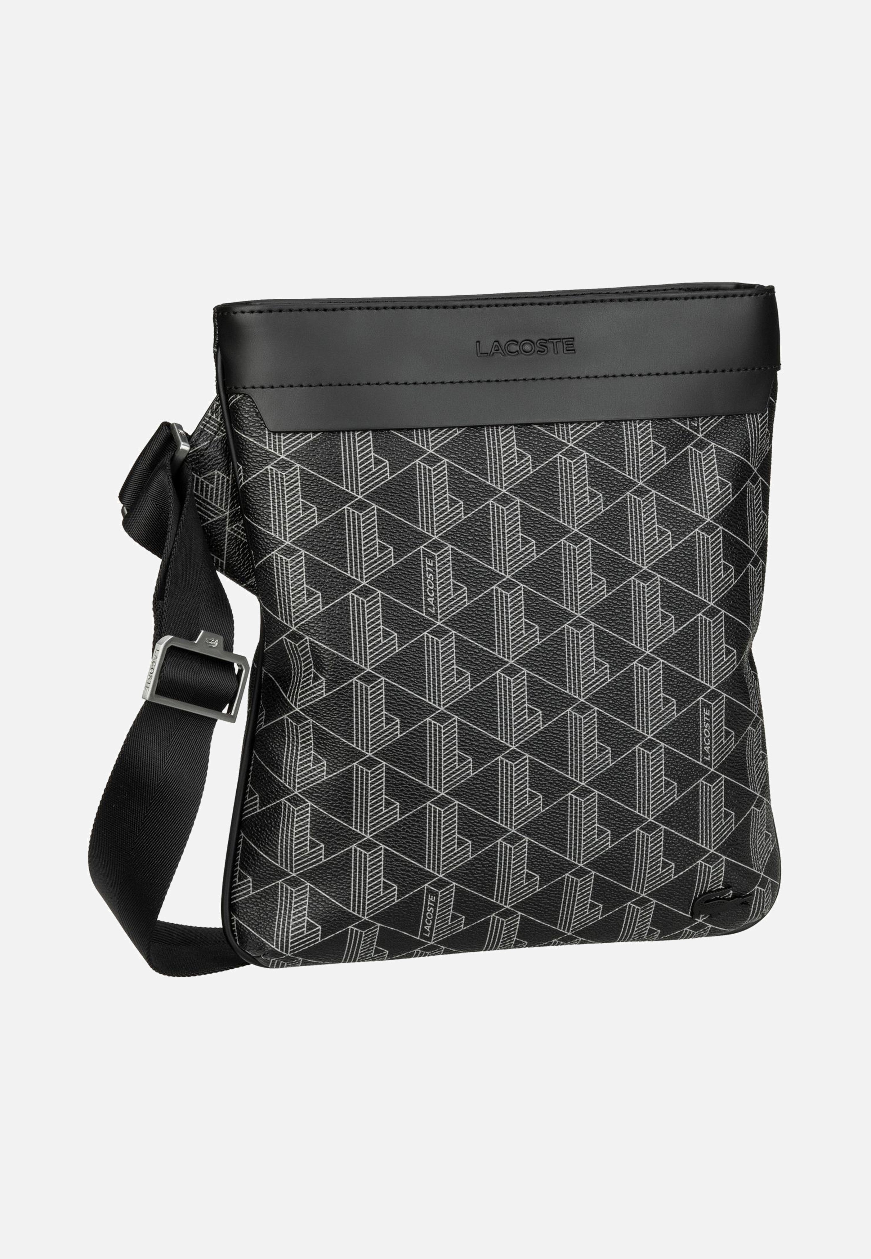Lacoste - The Blend Flat 4260 Monogram Noir Gris - Pouch Bag | Men-Image