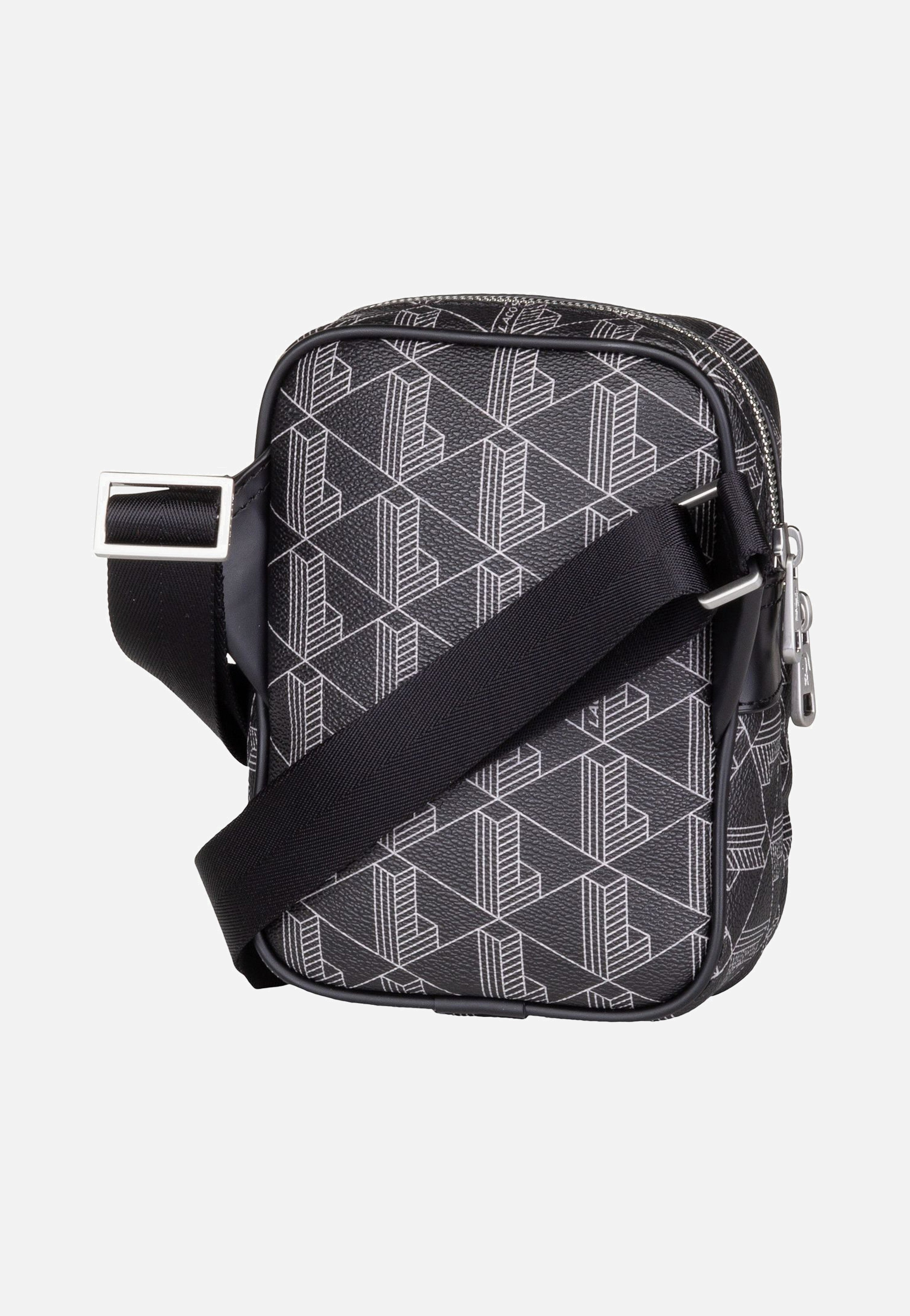 Lacoste - The Blend Small NH4409LX Monogramm Noir Gris - Shoulder Bag | Men-Image