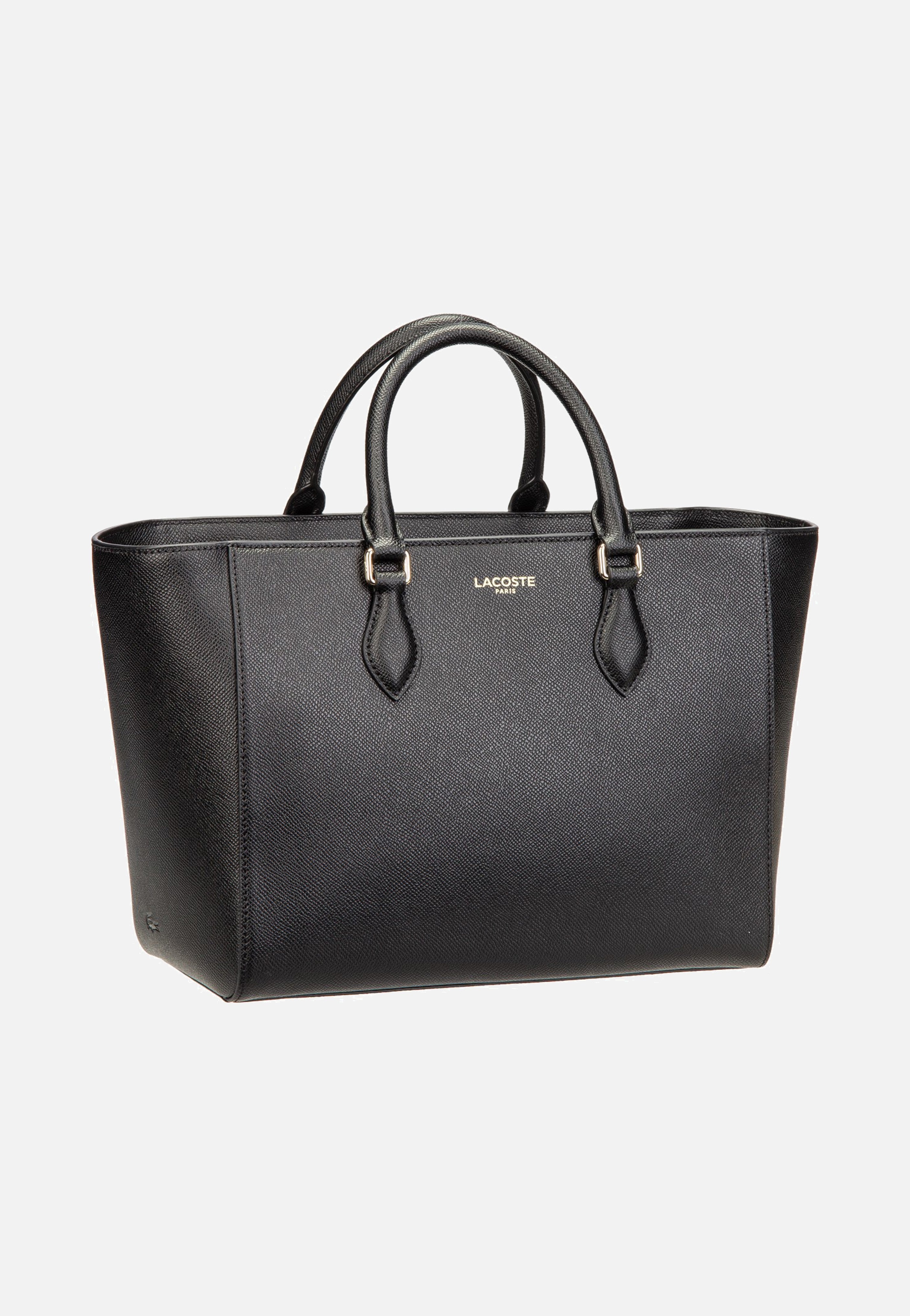 Lacoste Champs Elysees Top Handle Noir - Handle Bag | Sakoi