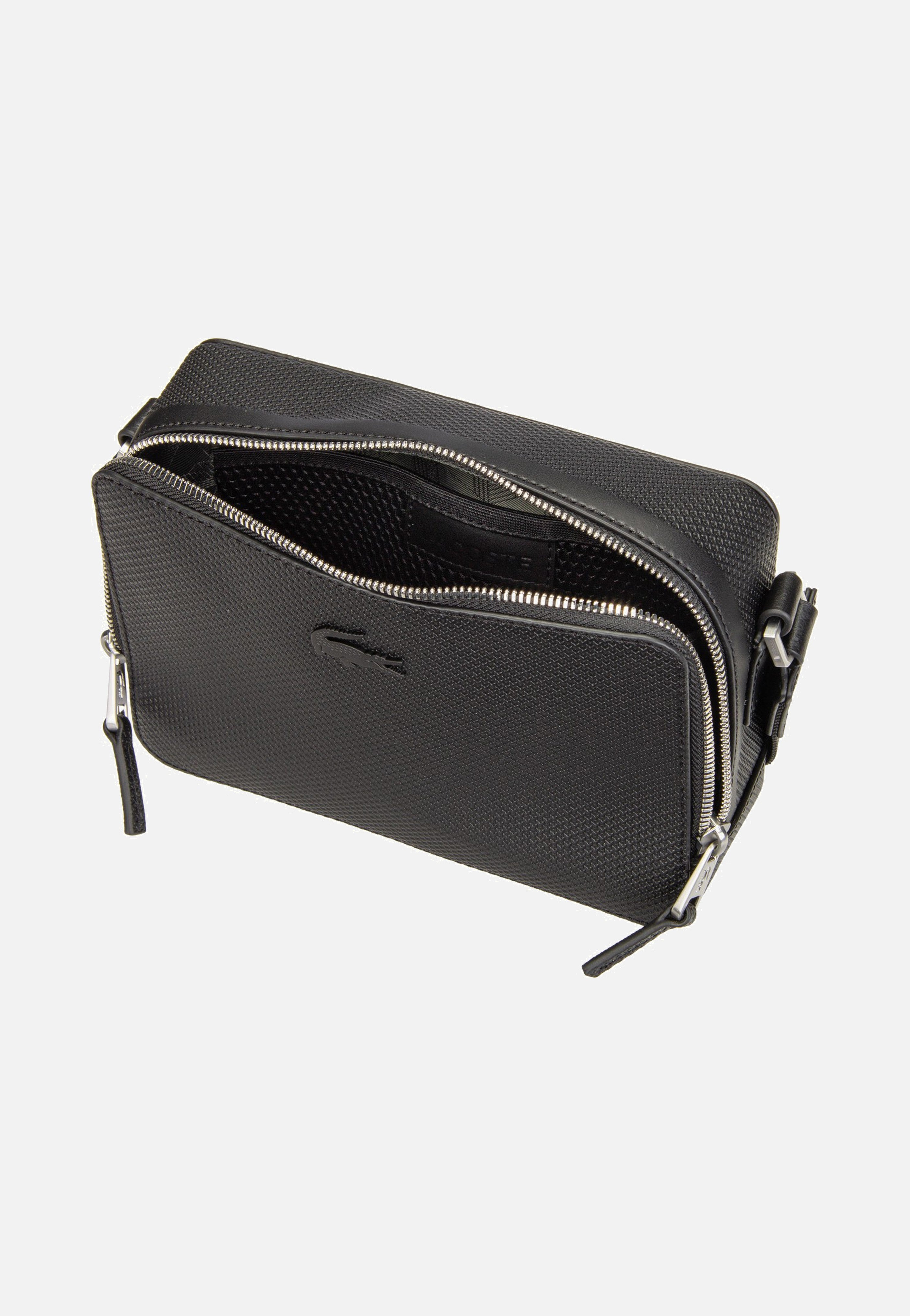 Lacoste - Chantaco Mini Leather NU4393CE Noir - Crossbody Bag | Men-Image