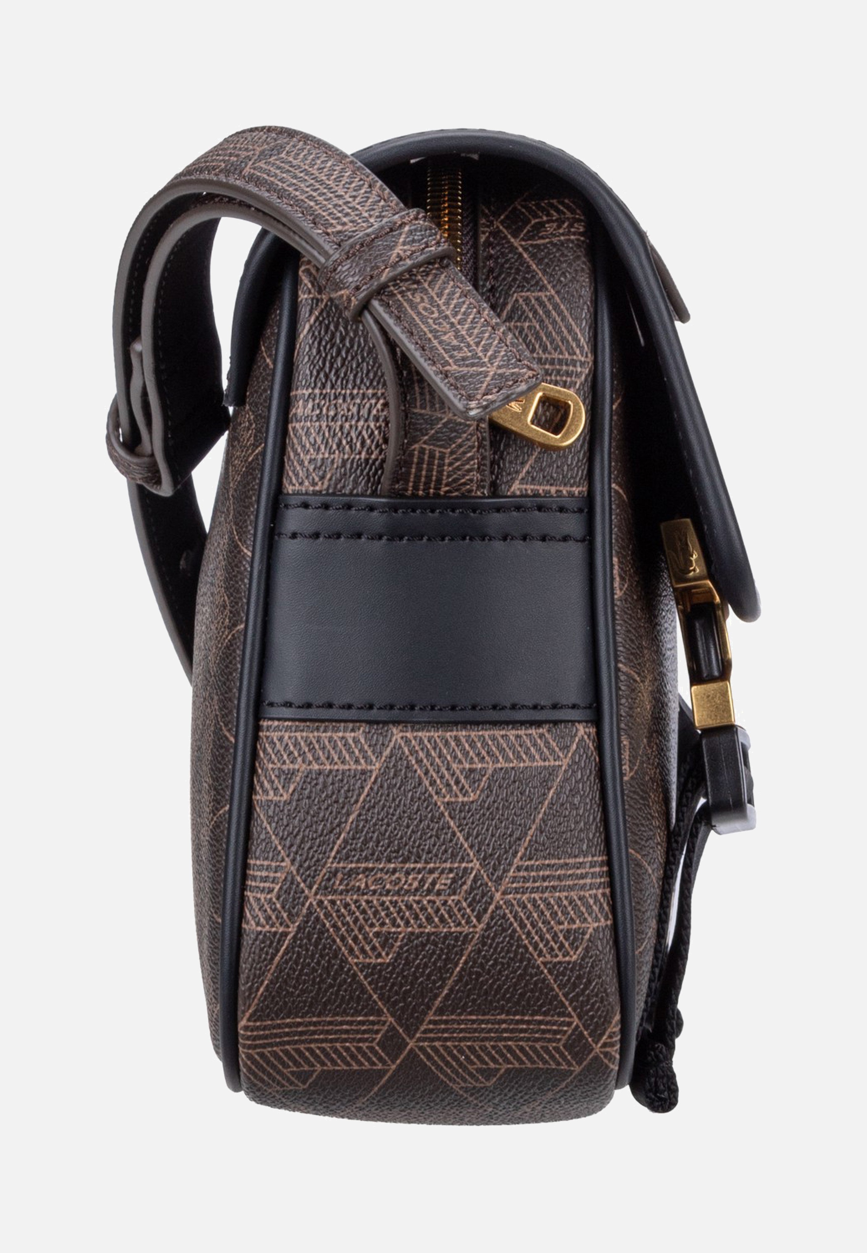 Lacoste The Blend Messenger Bag 5423 Mono Slate Black Shitake Crossbody Bag
