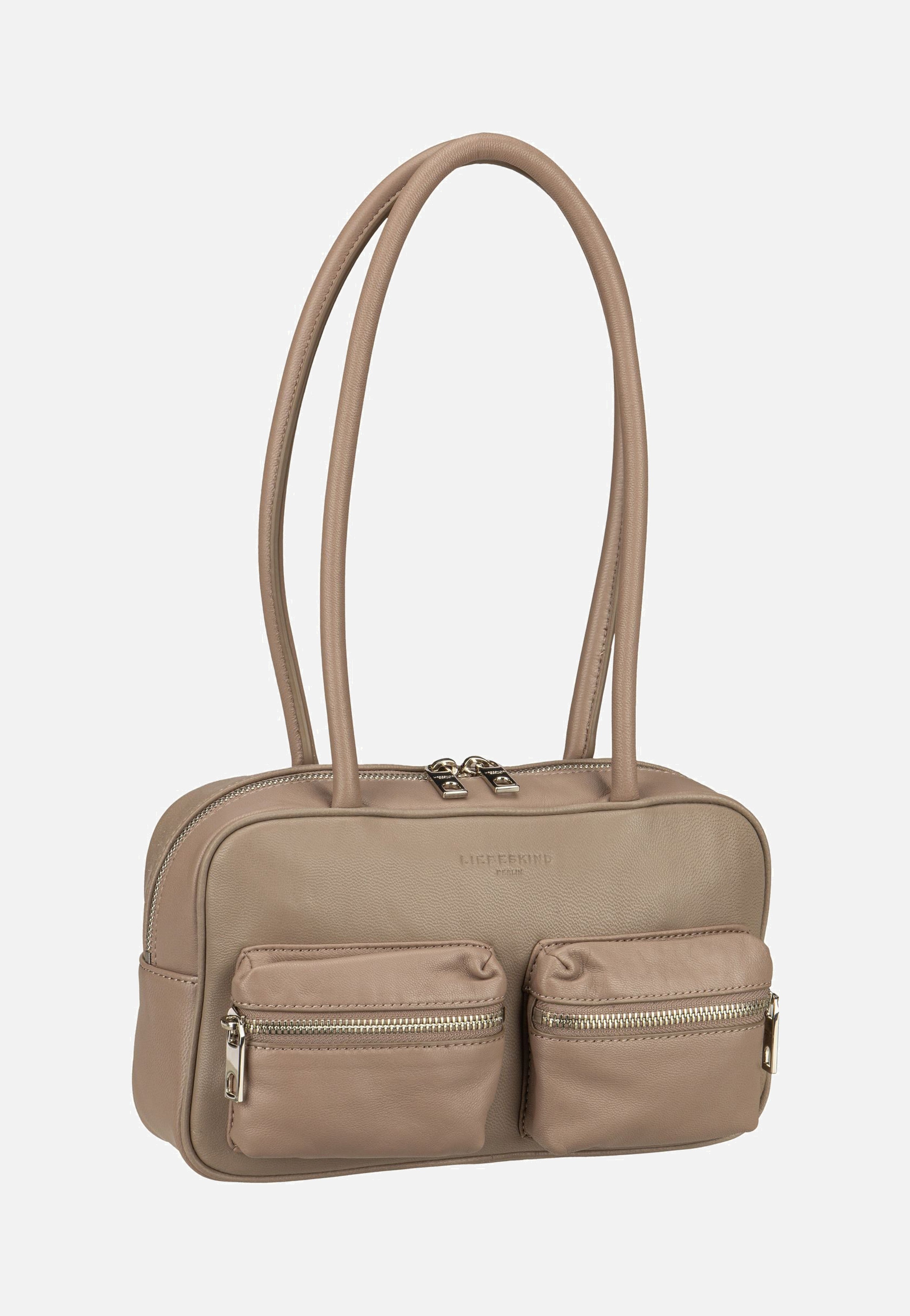 Liebeskind Berlin Jil Goat S 2168673 Neutral Grey Shoulder Bag