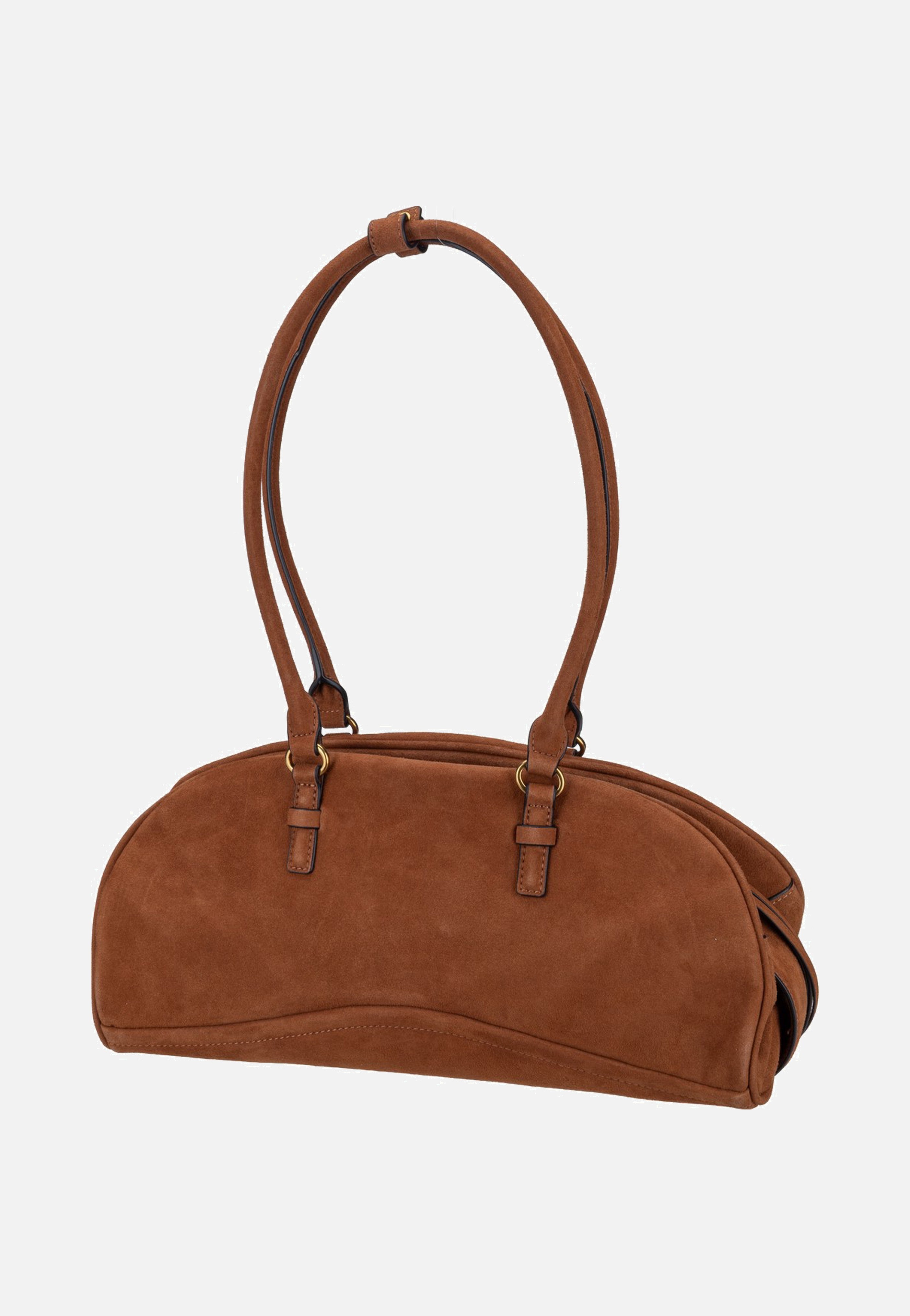 Liebeskind Berlin Capri Satchel M Suede Brown Borsa a tracolla
