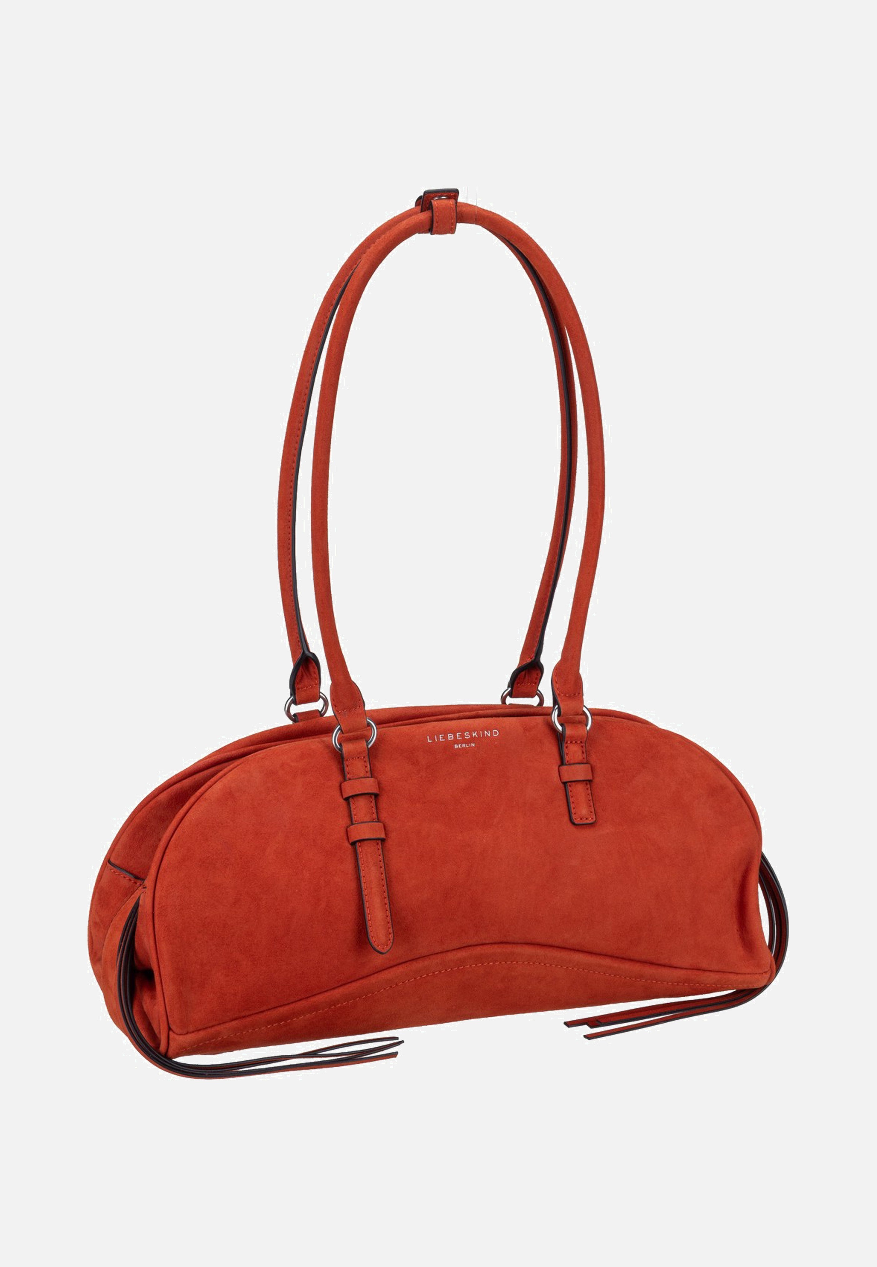 Liebeskind Berlin Capri Satchel M Suede Red Rock Cartera