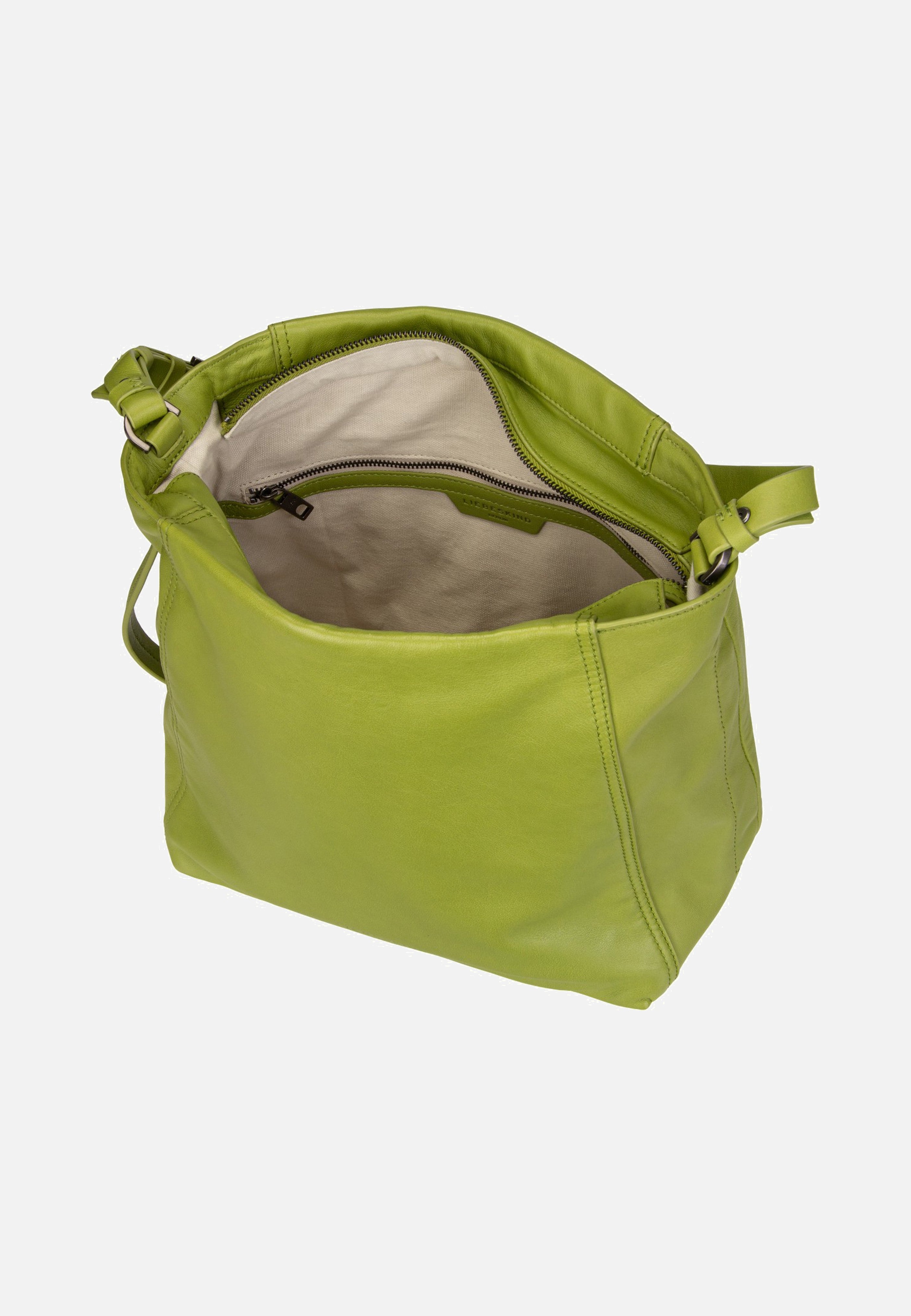 Liebeskind Berlin Chudy Hobo M Sheep Natural Fresh Green Hobo Bag