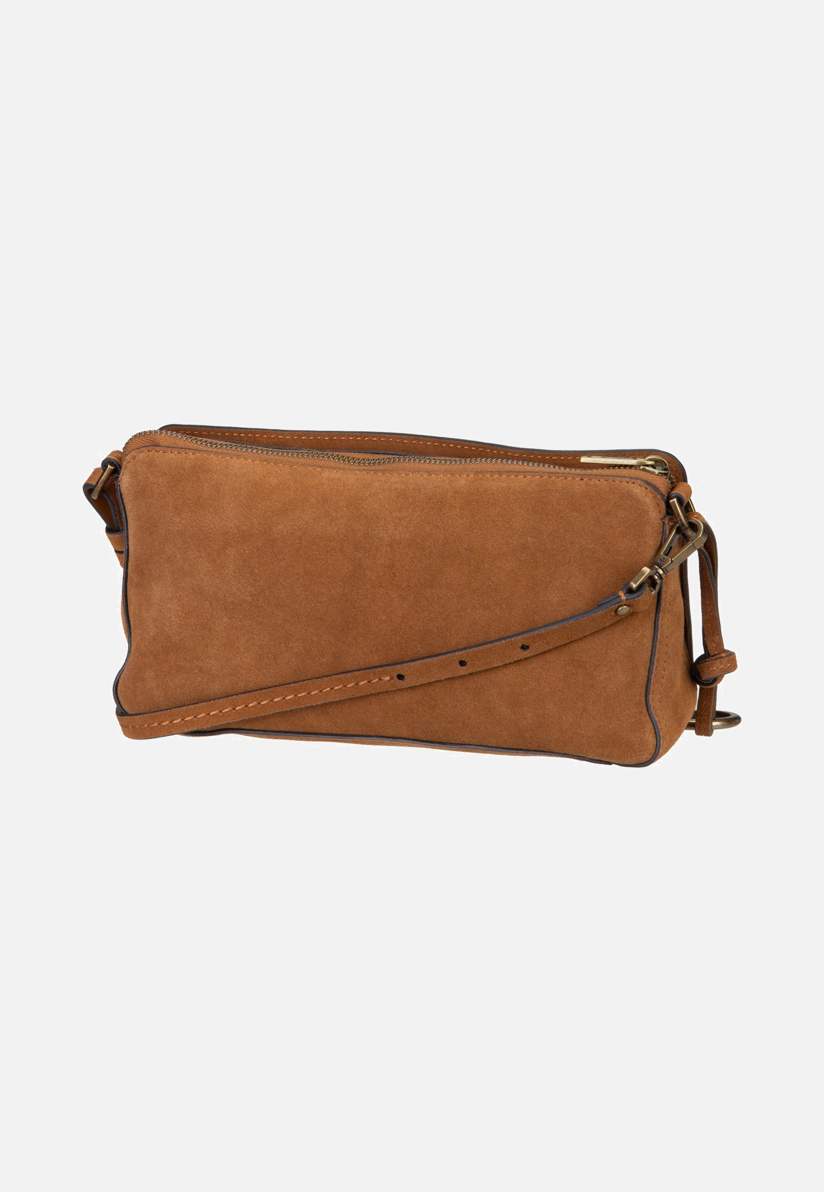 Liebeskind Berlin Clarice II Crossbody M Hydro Suede Brown Sac à bandoulière
