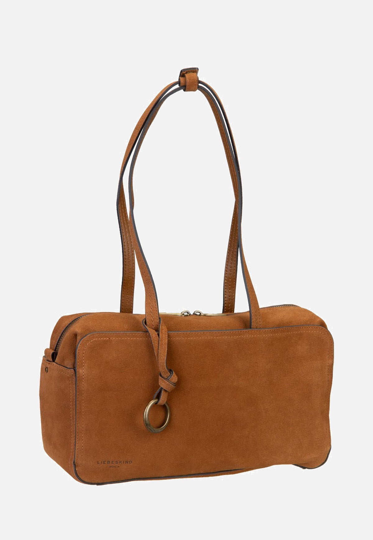 Liebeskind Berlin Clarice II Satchel M Hydro Suede Brown Borsa a tracolla