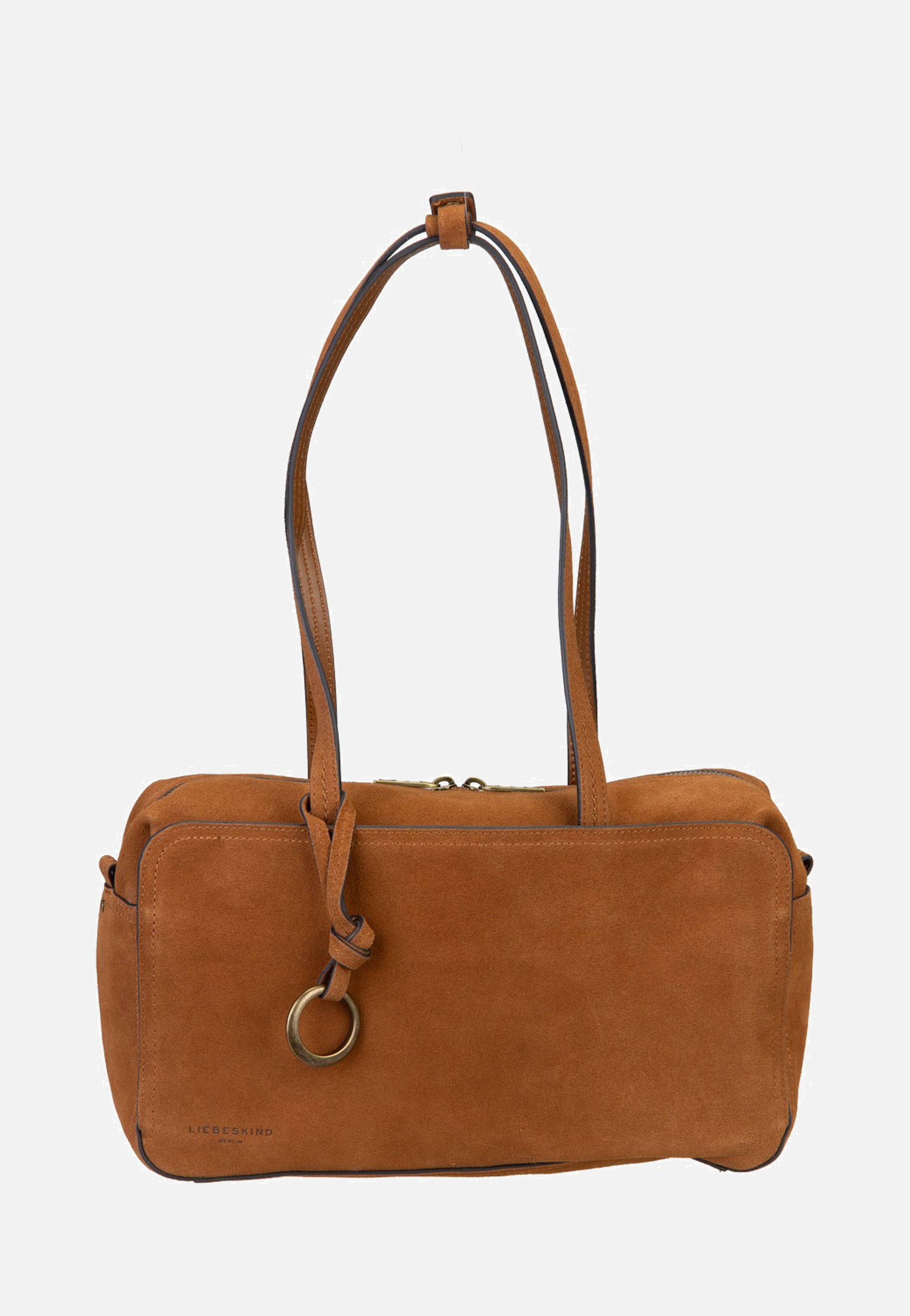 Liebeskind Berlin Clarice II Satchel M Hydro Suede Brown Schooltas