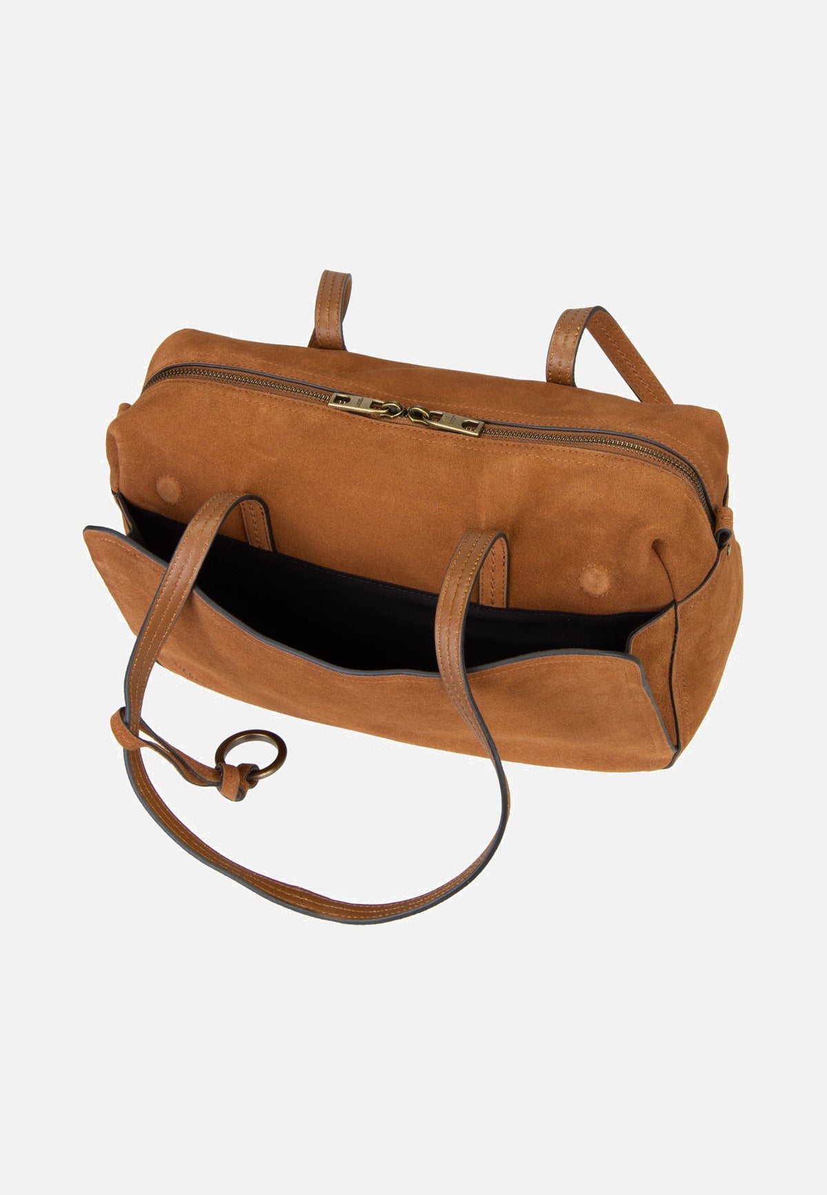 Liebeskind Berlin Clarice II Satchel M Hydro Suede Brown Borsa a tracolla