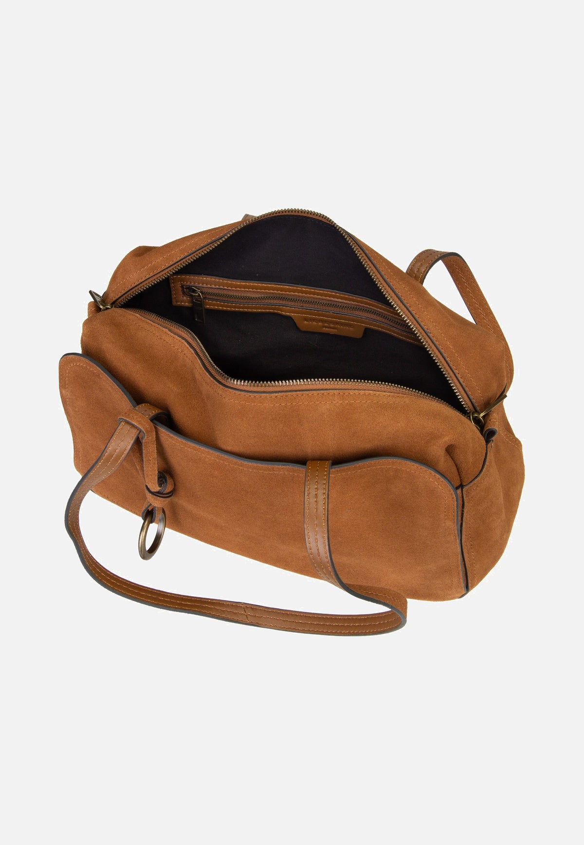 Liebeskind Berlin Clarice II Satchel M Hydro Suede Brown Borsa a tracolla