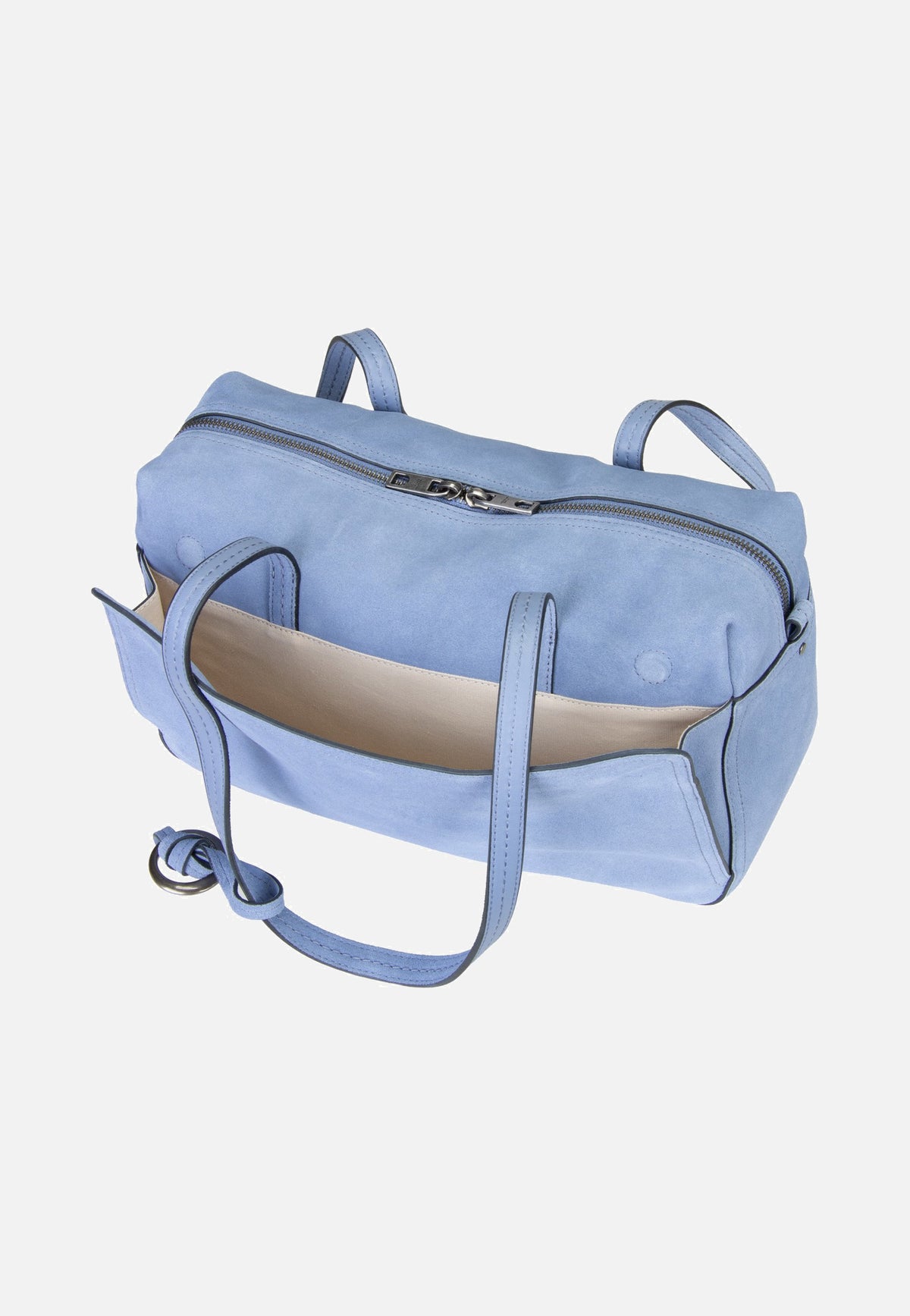 Liebeskind Berlin Clarice II Satchel M Hydro Suede Flower Blue Borsa a tracolla