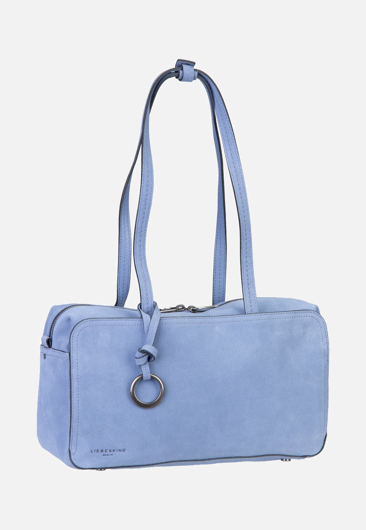 Liebeskind Berlin Clarice II Satchel M Hydro Suede Flower Blue Borsa a tracolla