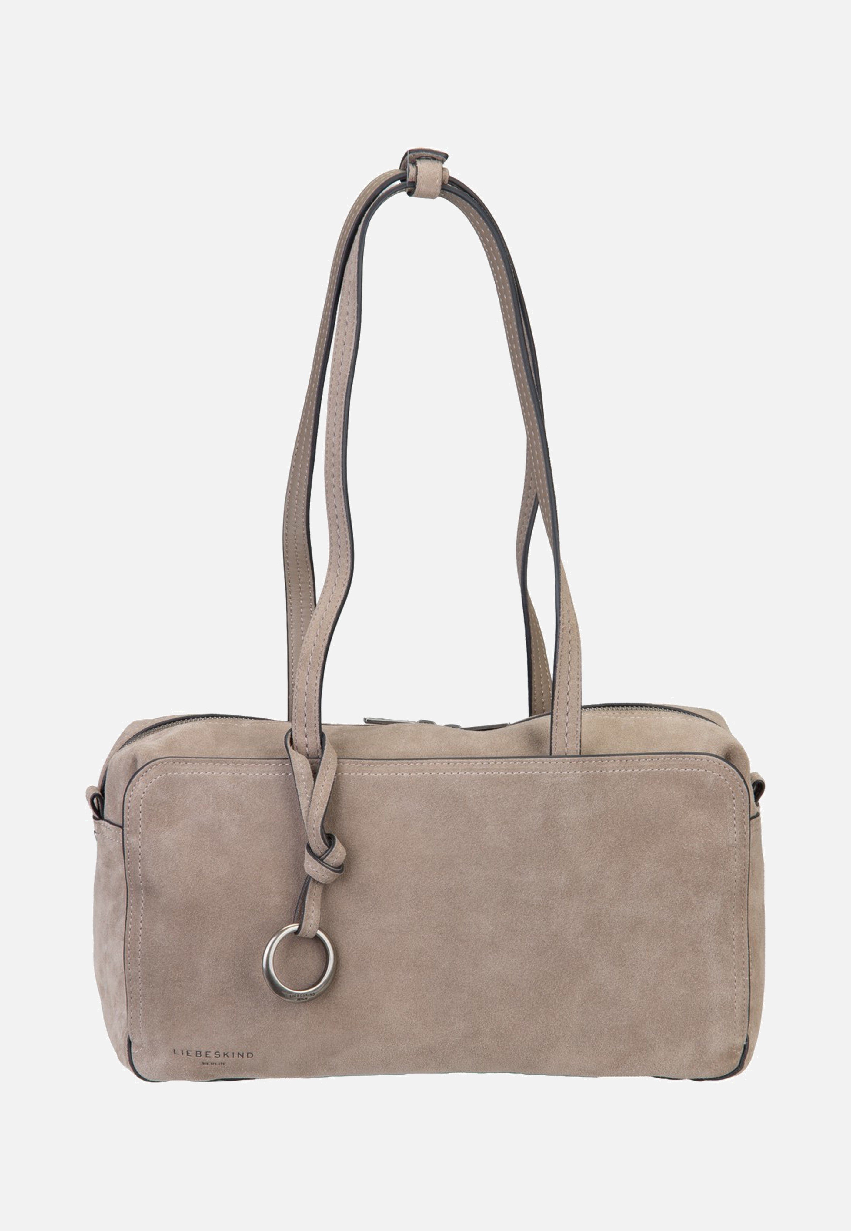 Liebeskind Berlin Clarice II Satchel M Hydro Suede Neutral Grey Schooltas