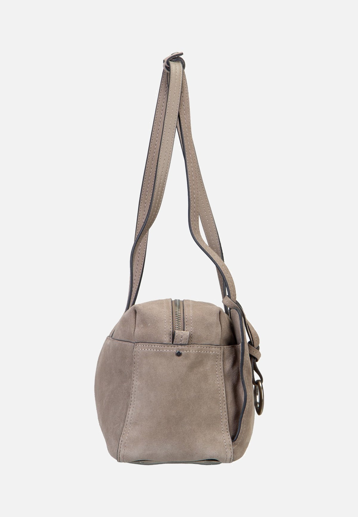 Liebeskind Berlin Clarice II Satchel M Hydro Suede Neutral Grey Cartable