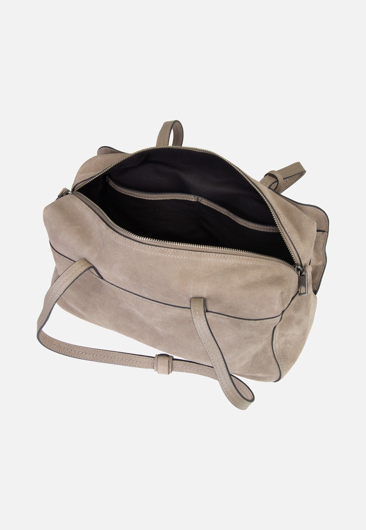 Liebeskind Berlin Clarice II Satchel M Hydro Suede Neutral Grey Cartable
