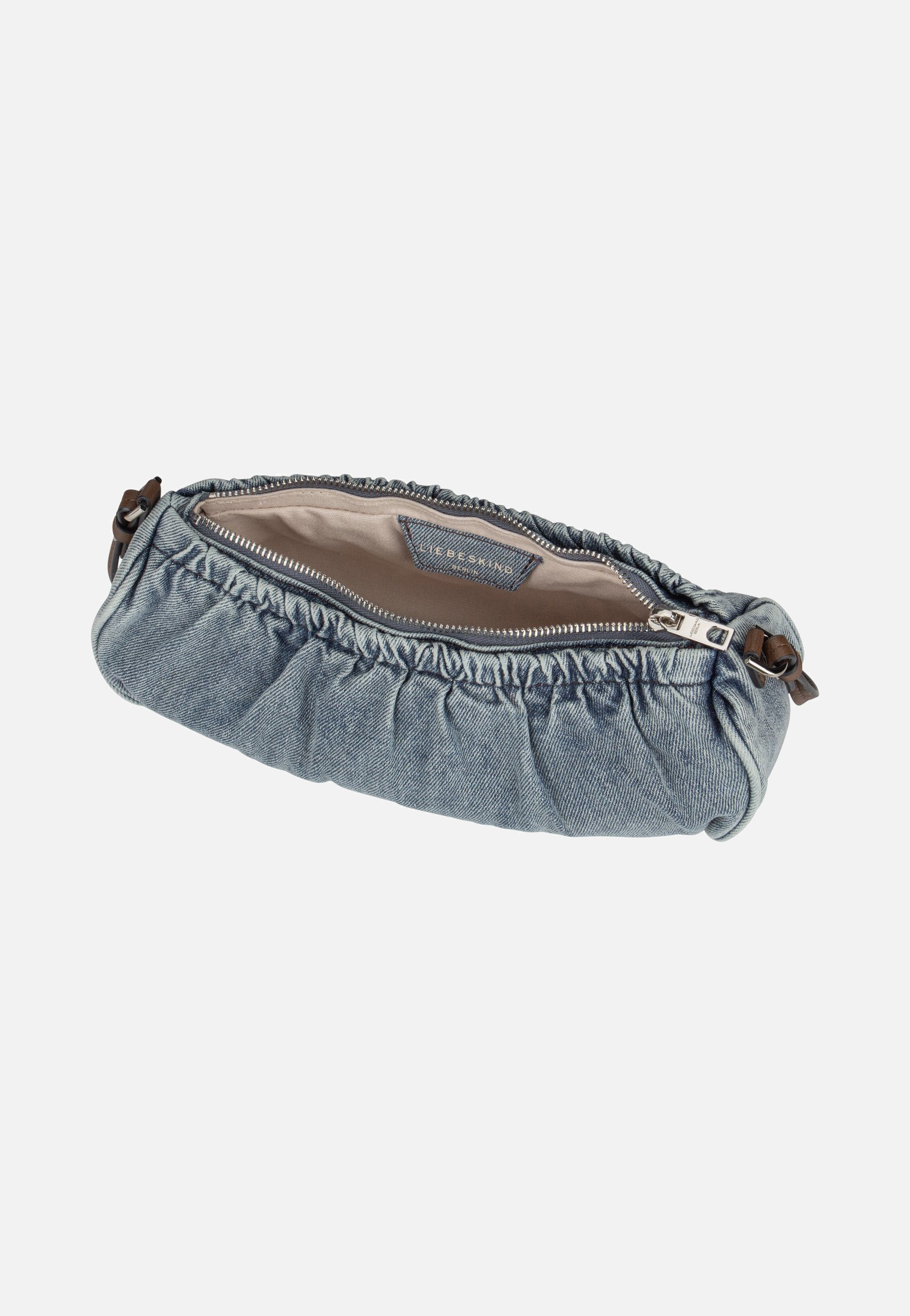 Liebeskind Berlin Cloud II Hobo XS Denim Blue Denim Hobo Bag