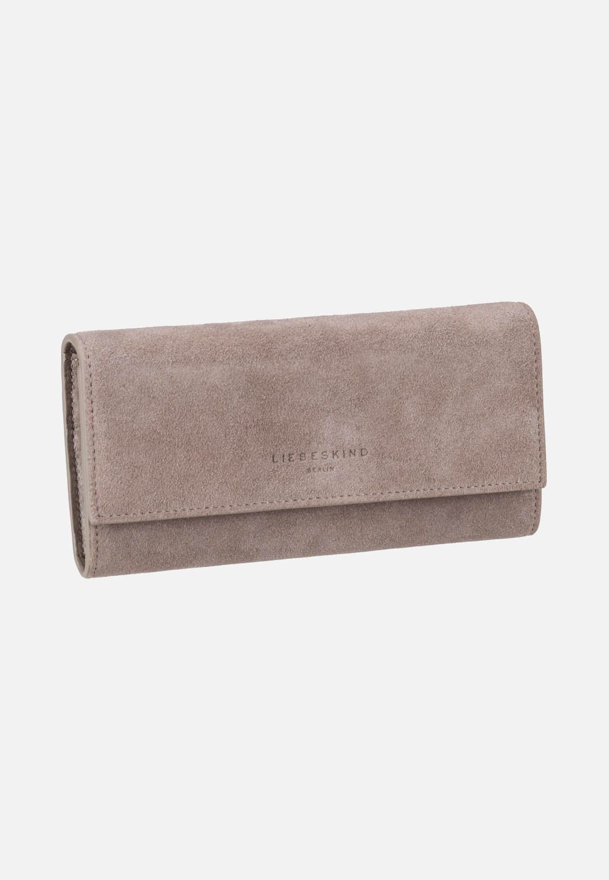 Liebeskind Berlin Cora L Suede Neutral Grey Portemonnee