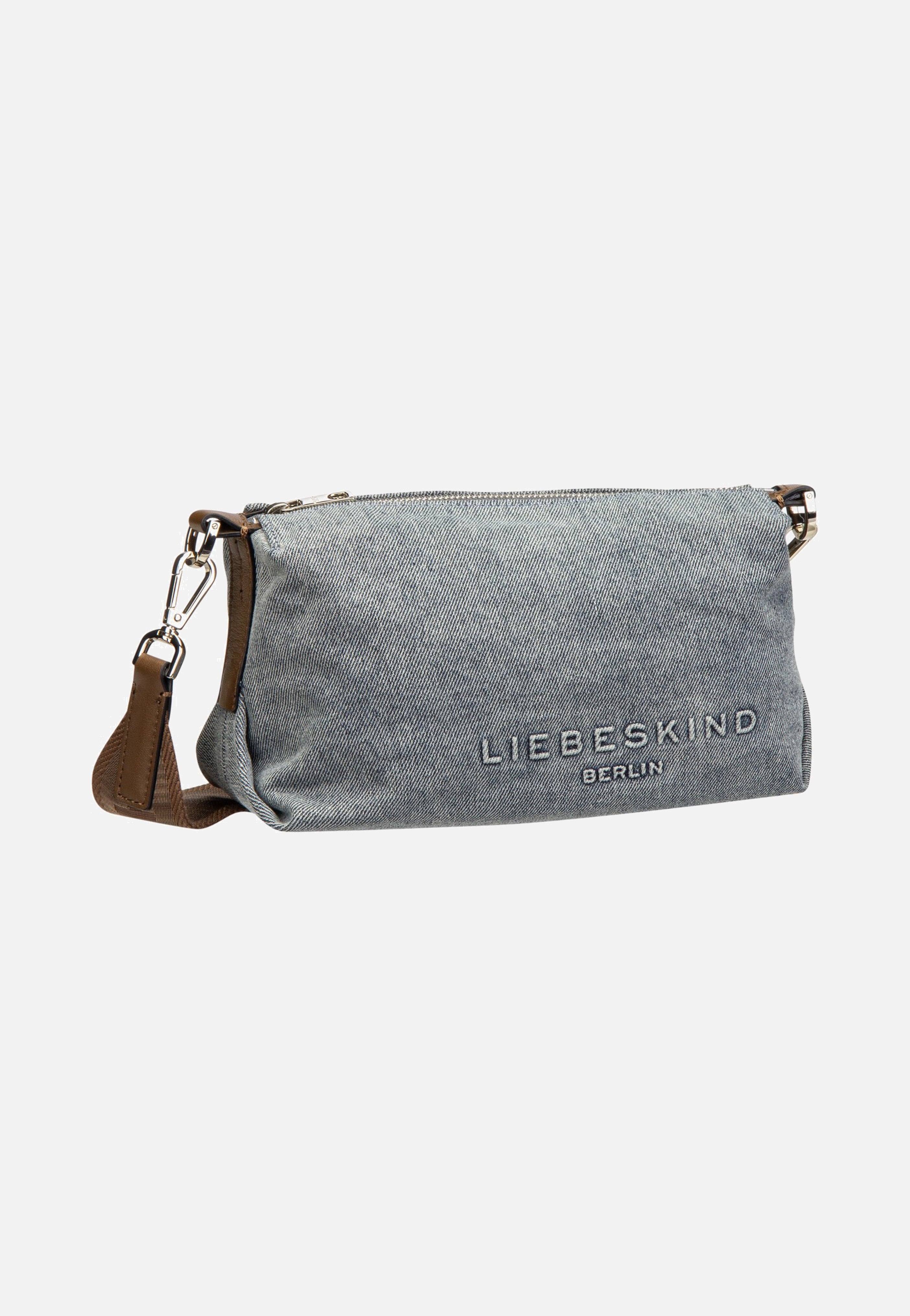 Liebeskind Berlin Elvia Crossbody S Denim Blue Denim Crossbody Bag