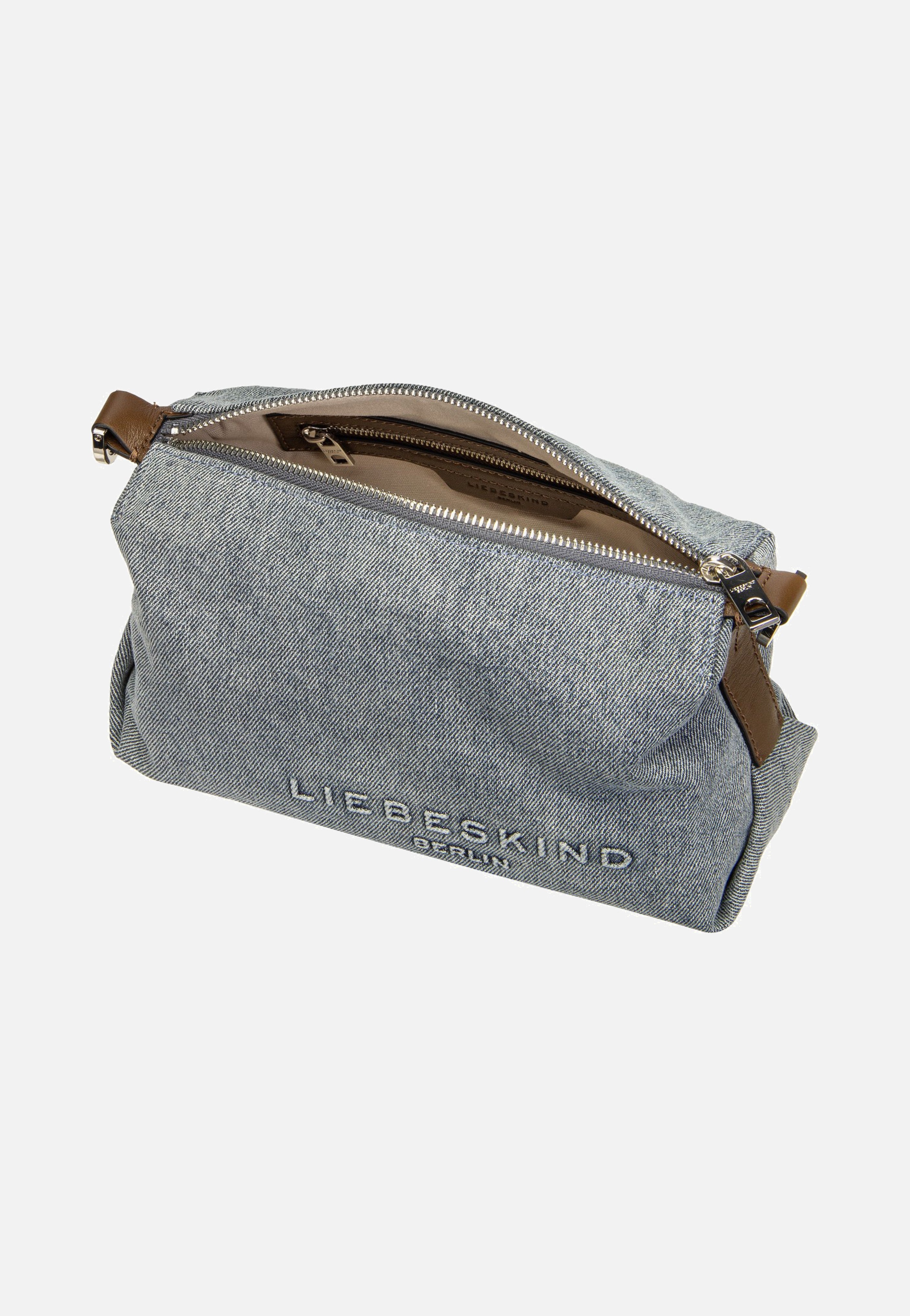 Liebeskind Berlin Elvia Crossbody S Denim Blue Denim Crossbody Bag