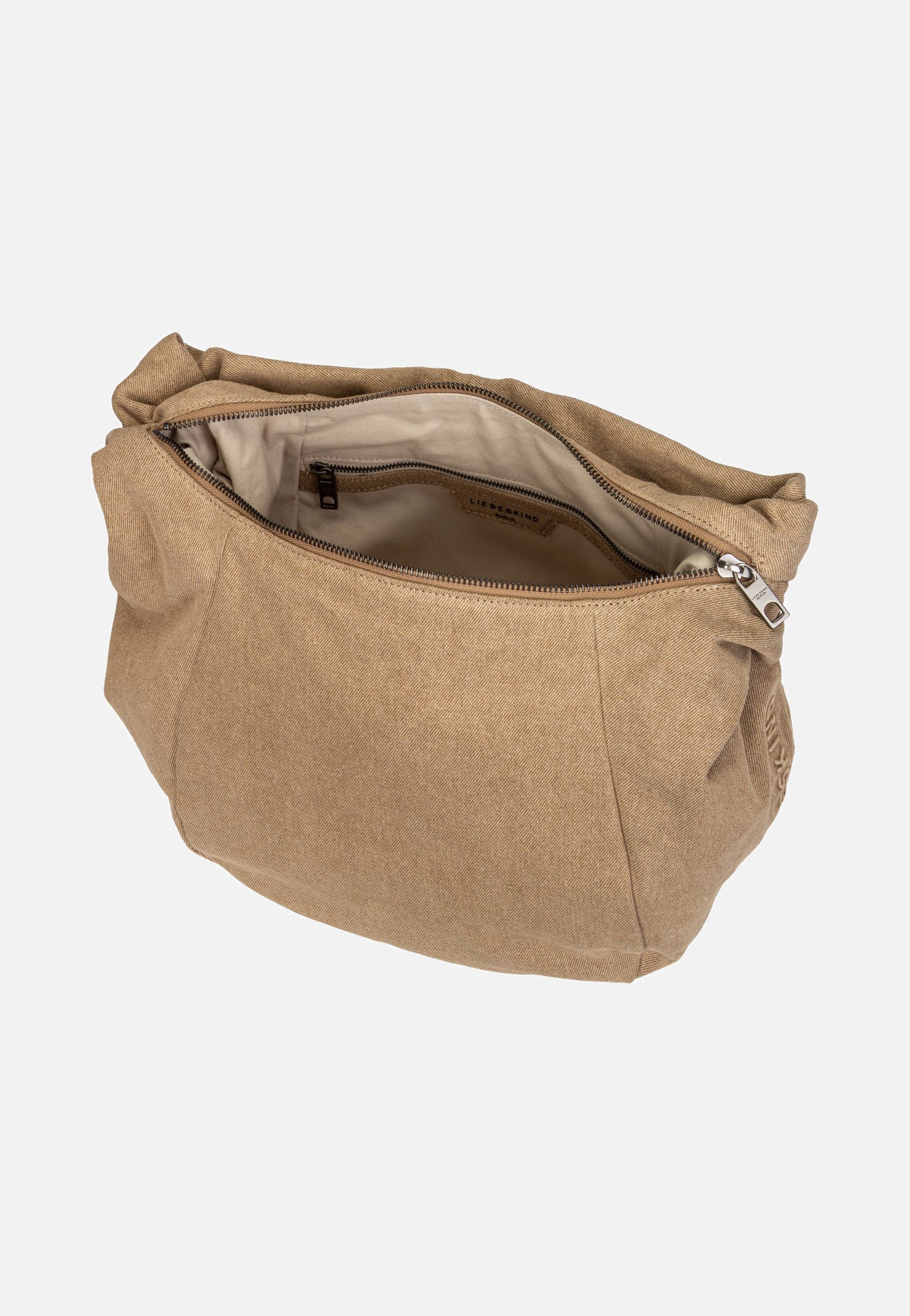 Liebeskind Berlin Farrah Hobo M Denim Beige Hobo Bag