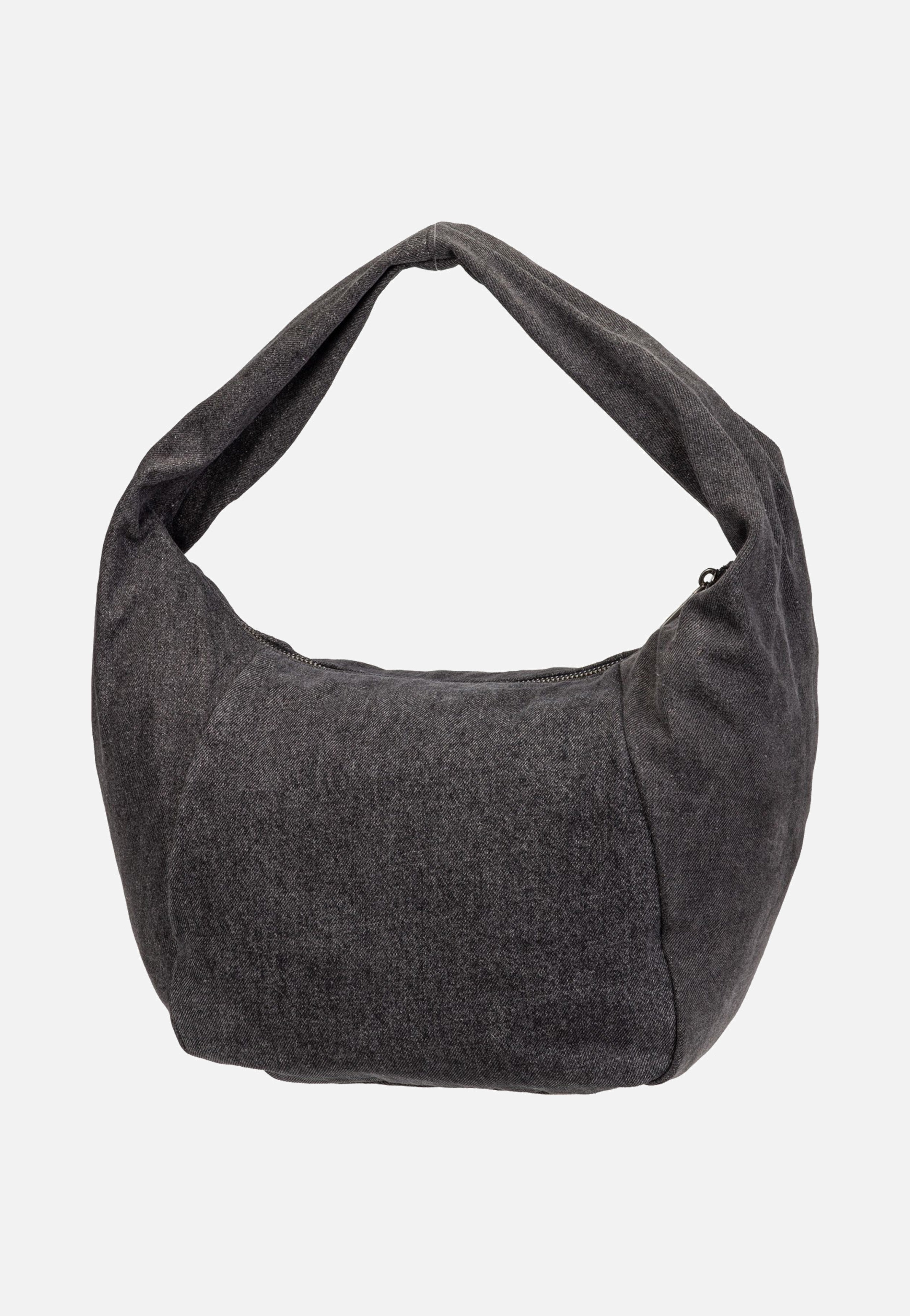 Liebeskind Berlin Farrah Hobo M Denim Black Hobo Bag