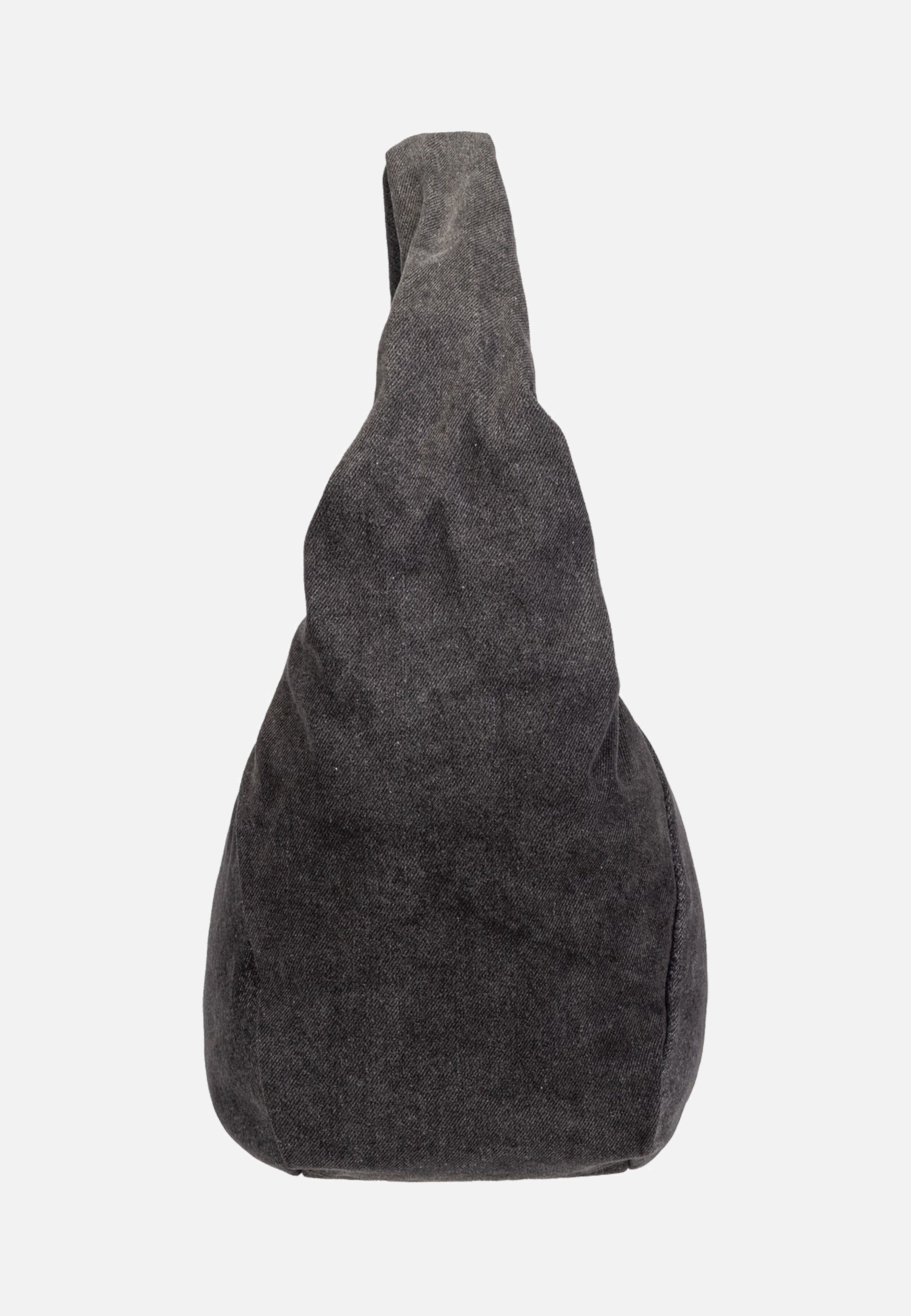 Liebeskind Berlin Farrah Hobo M Denim Black Hobo Bag