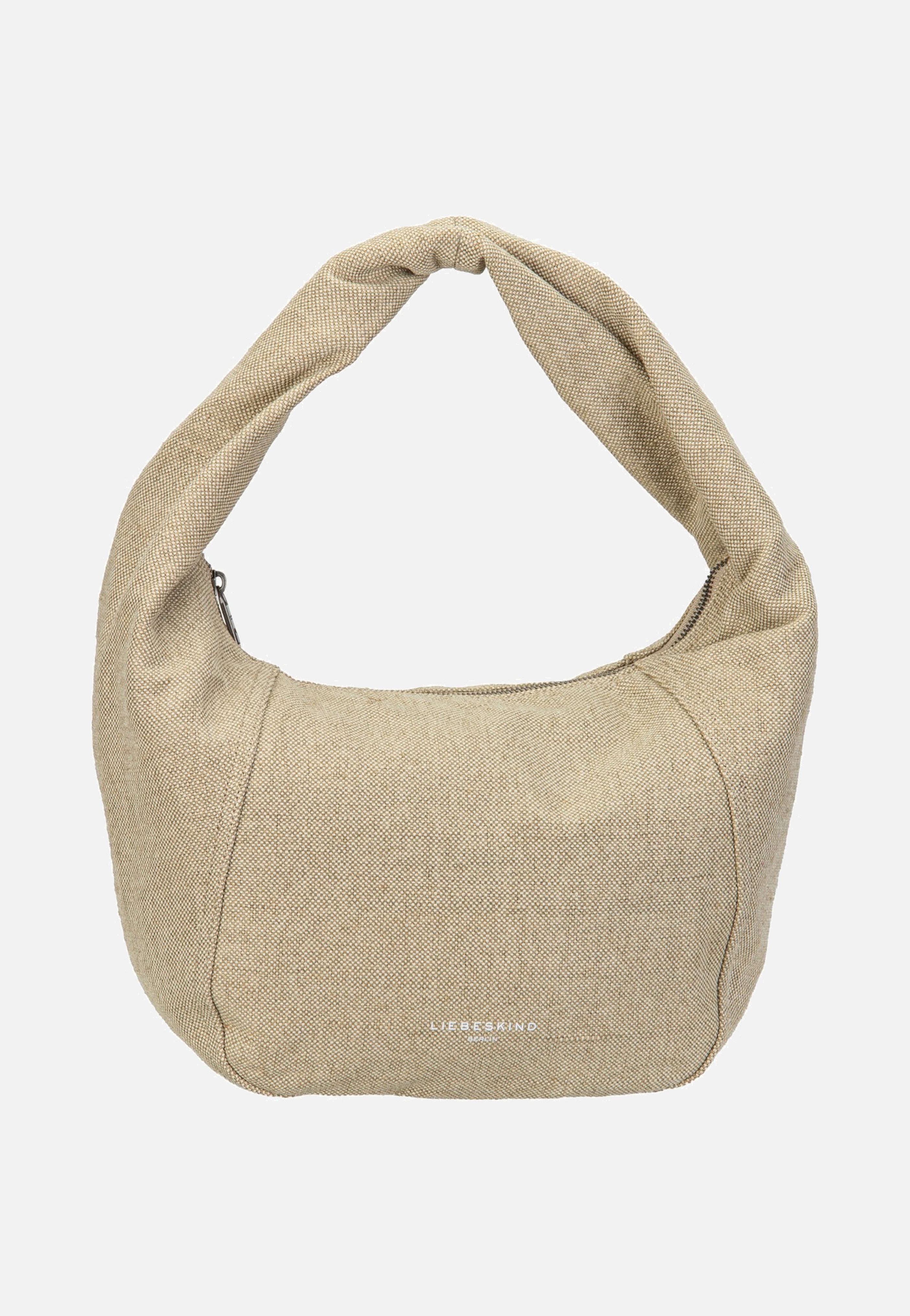 Liebeskind Berlin Farrah II Hobo M Heavy Canvas Washed Beige Hobo Bag
