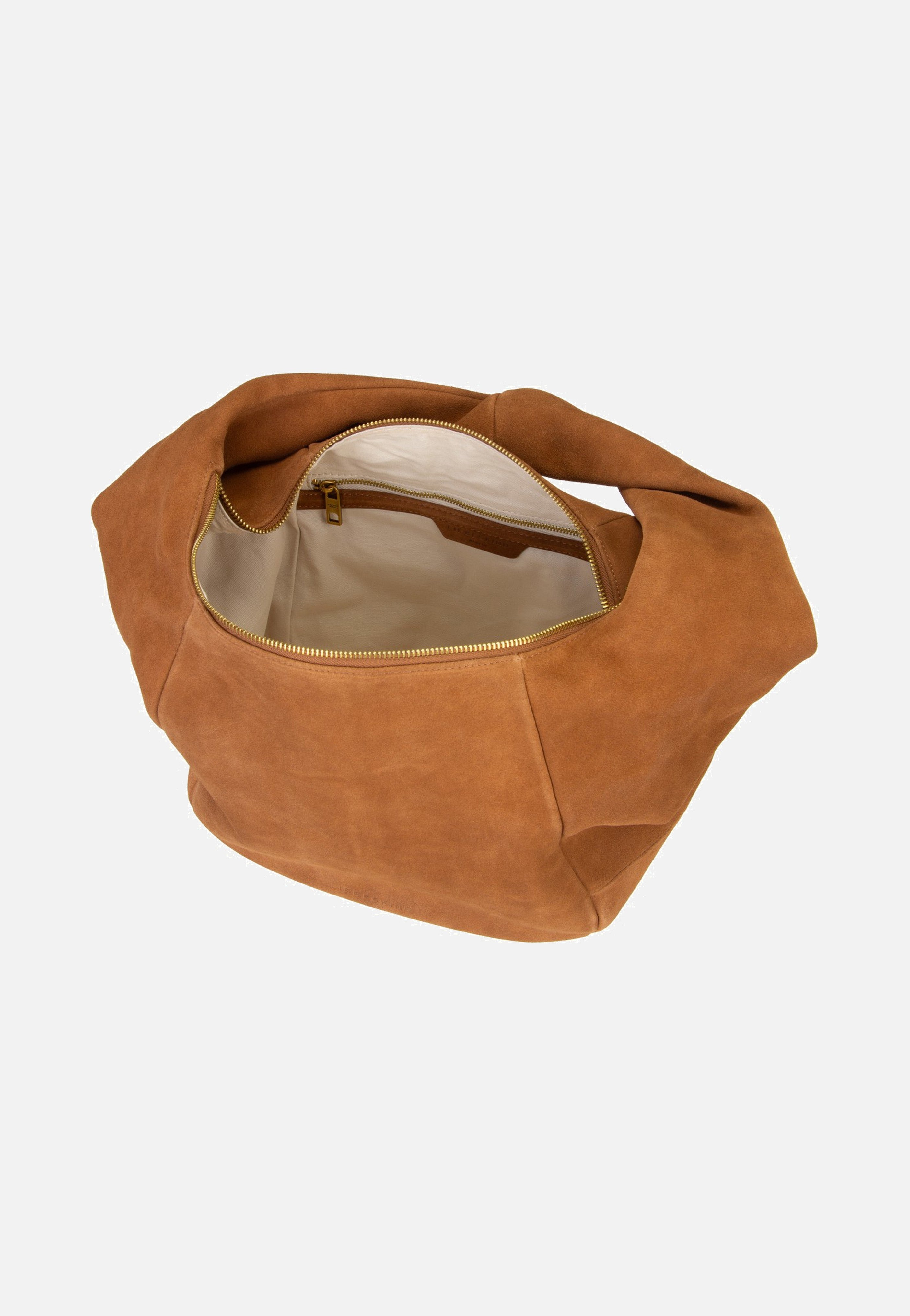 Liebeskind Berlin Farrah II Hobo M Hydro Suede Brown Hobo-tas