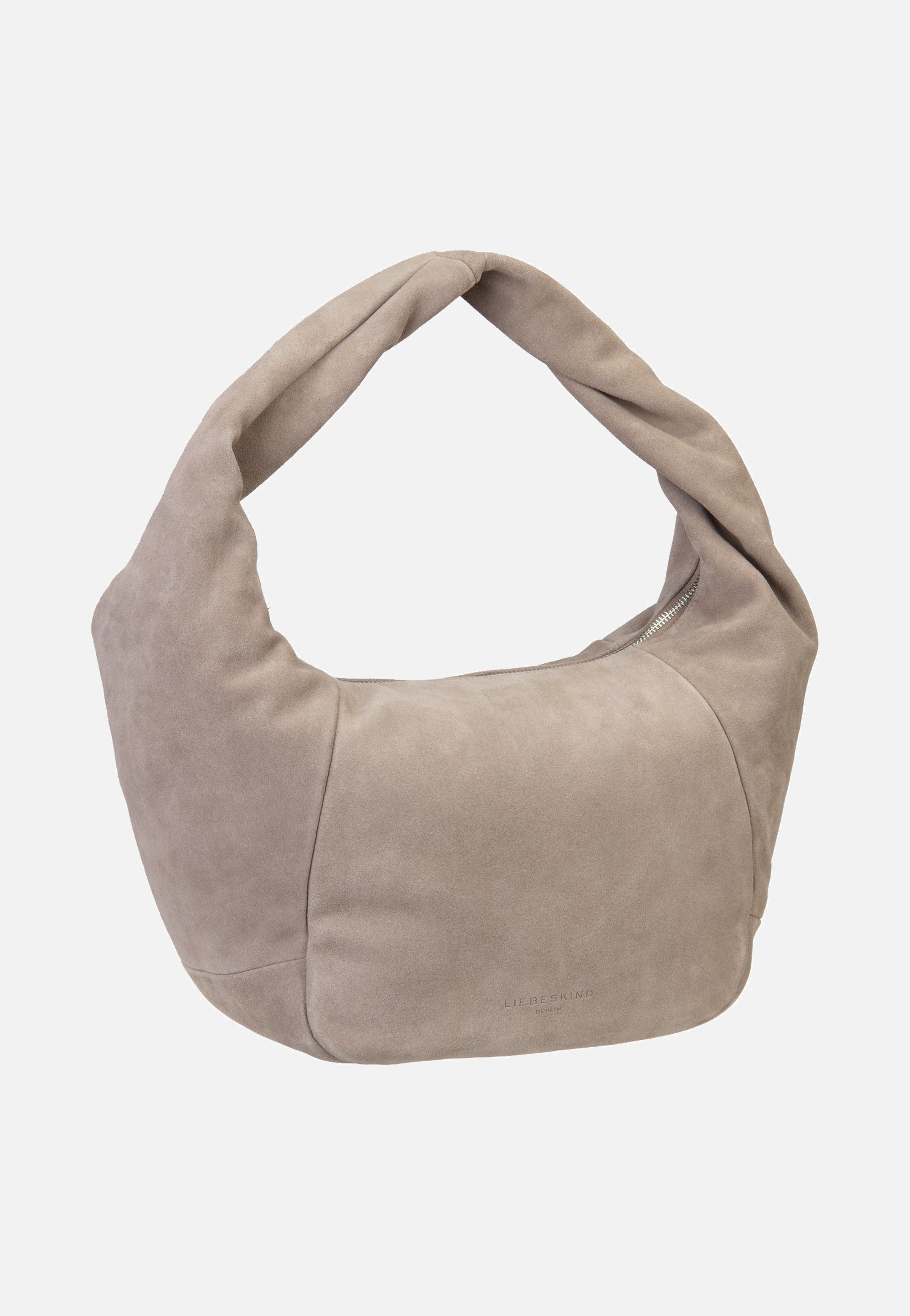 Liebeskind Berlin Farrah II Hobo M Hydro Suede Neutral Grey Hobo-tas