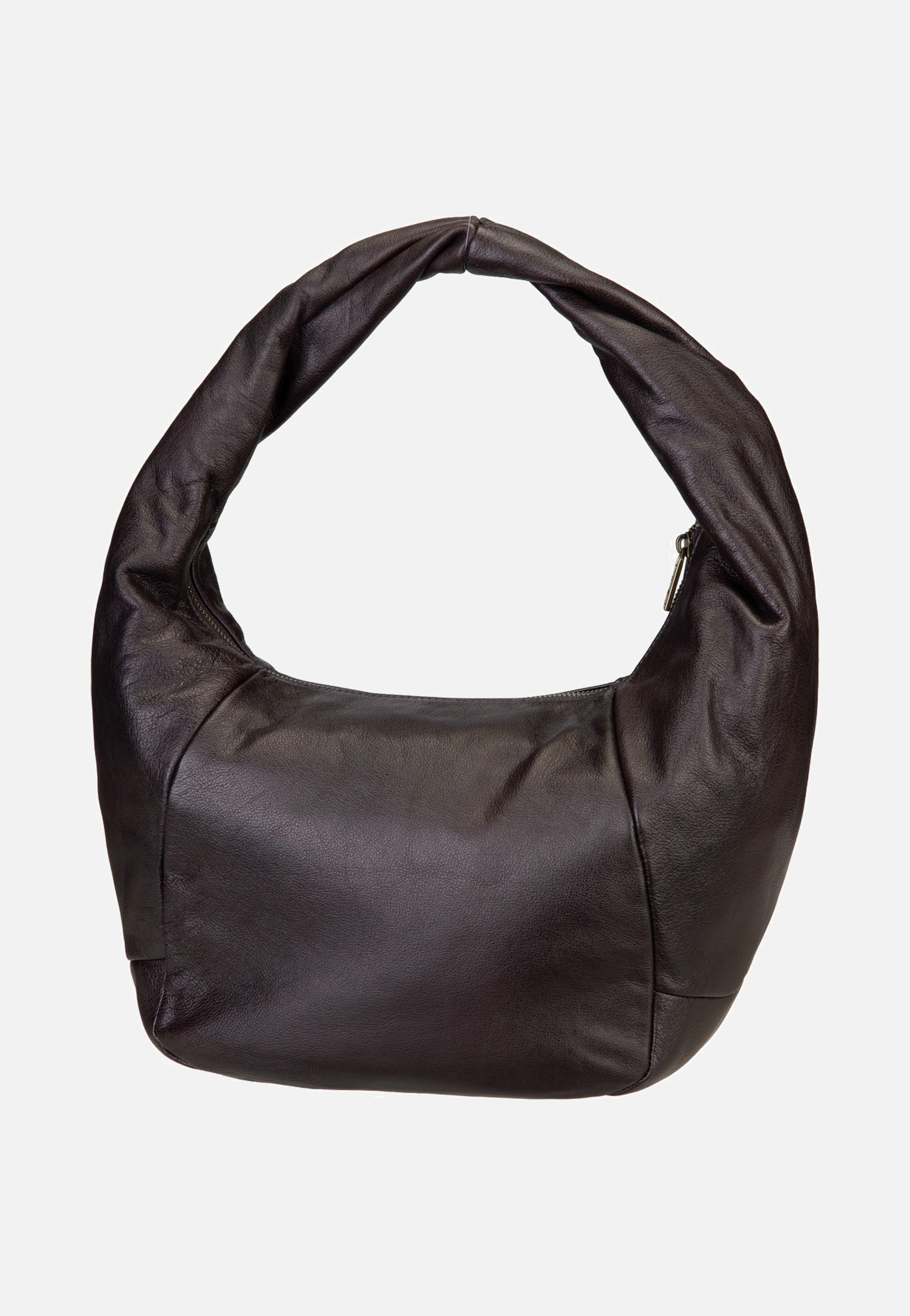 Liebeskind Berlin Farrah II Hobo M YAK 3D Leather Deep Soil Hobo Bag