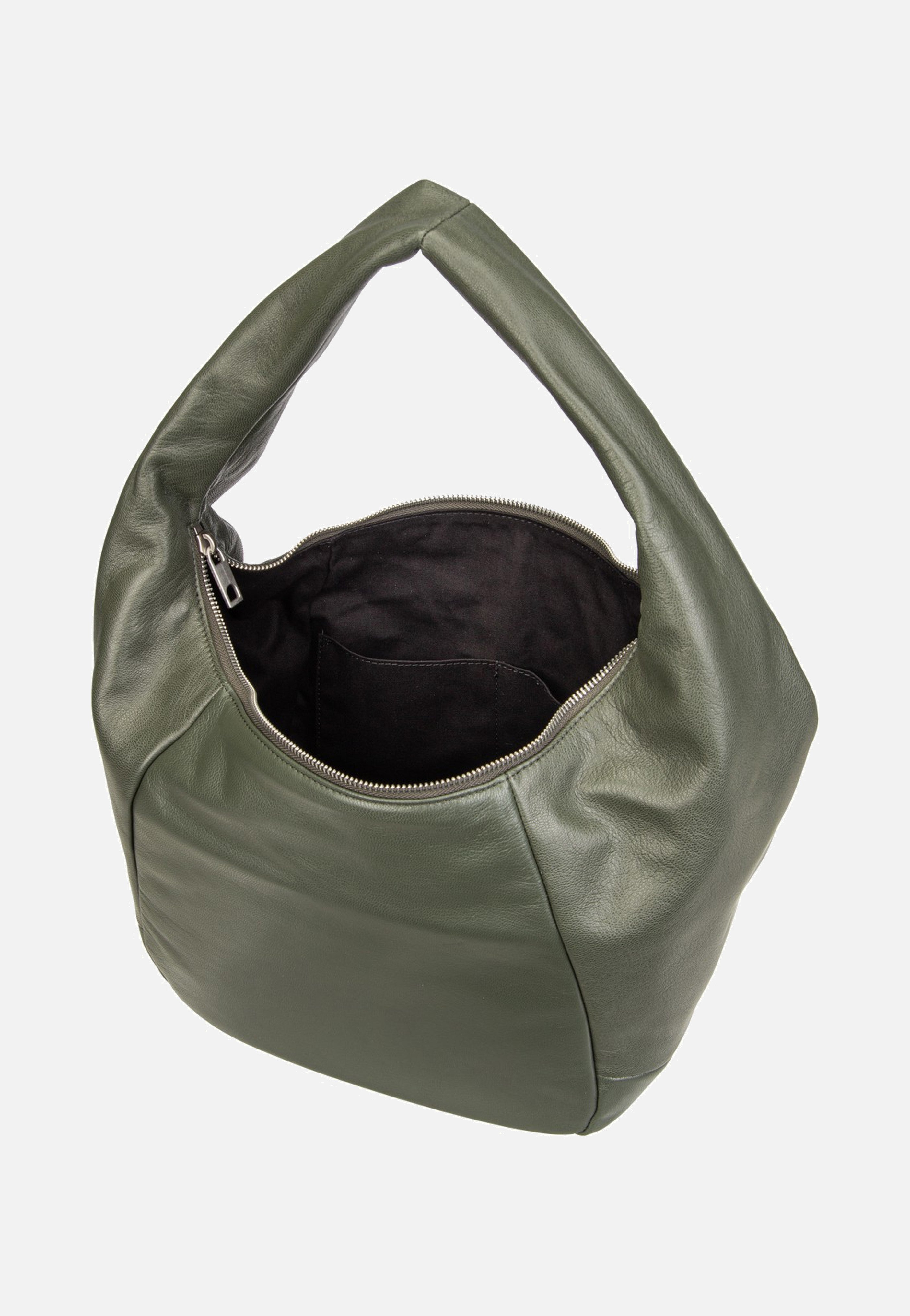 Liebeskind Berlin Farrah M Vintage Goat Cypress Green Hobo Bag