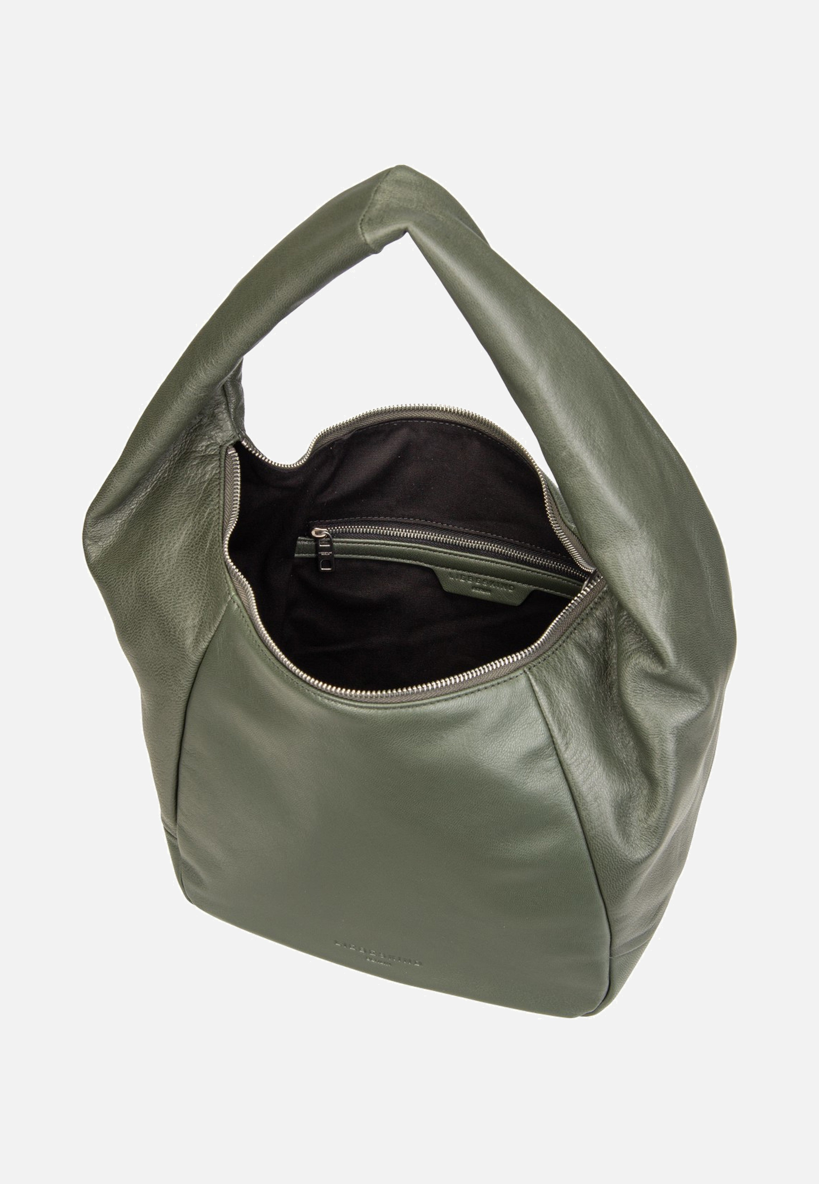 Liebeskind Berlin Farrah M Vintage Goat Cypress Green Hobo Bag