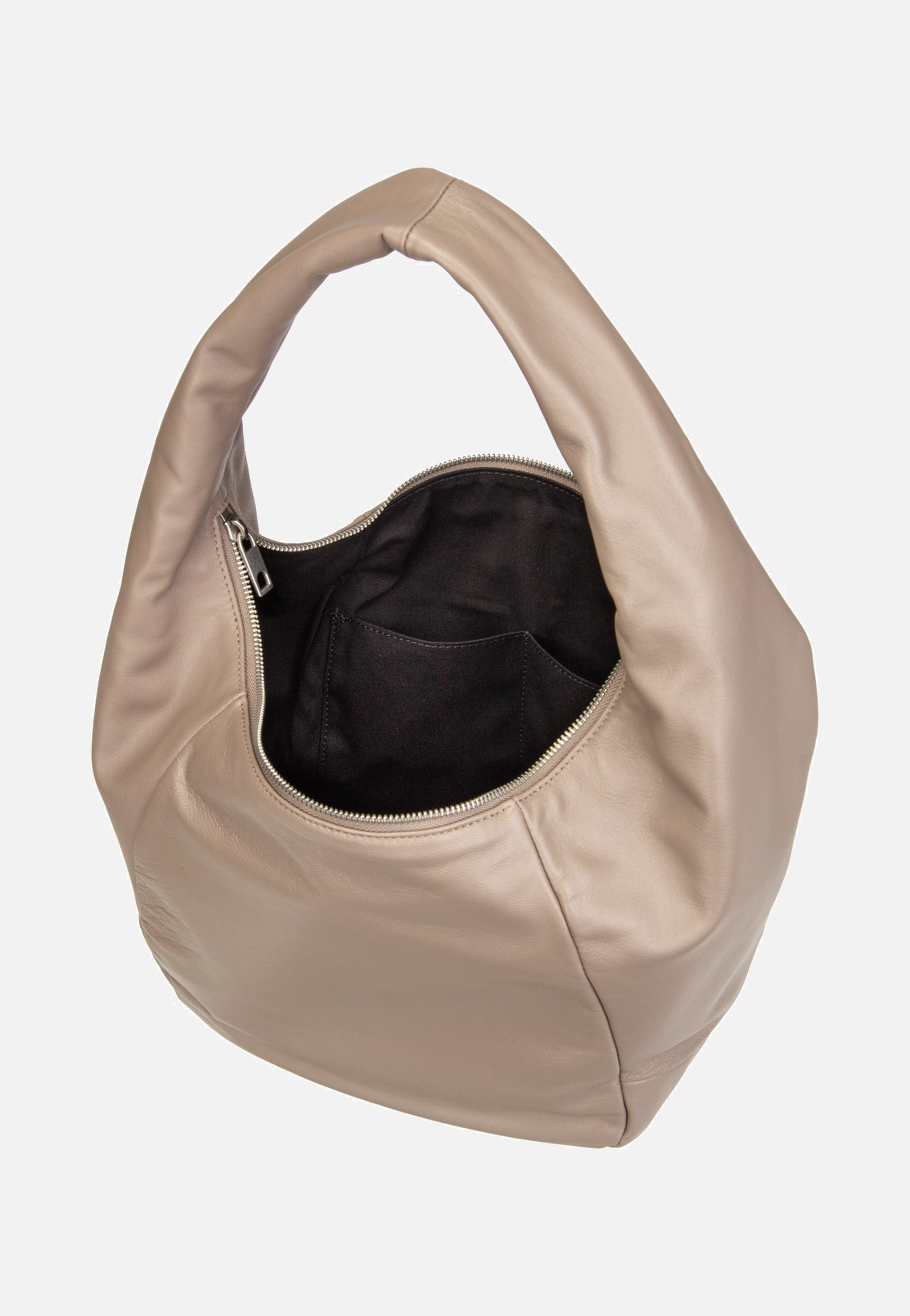 Liebeskind Berlin Farrah M Vintage Goat Neutral Grey Hobo Bag