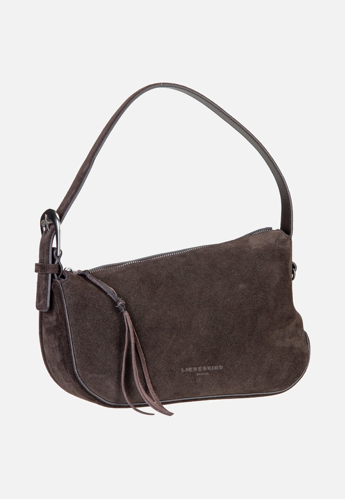 Liebeskind Berlin Ines Hobo M Suede Deep Soil Borsa Hobo