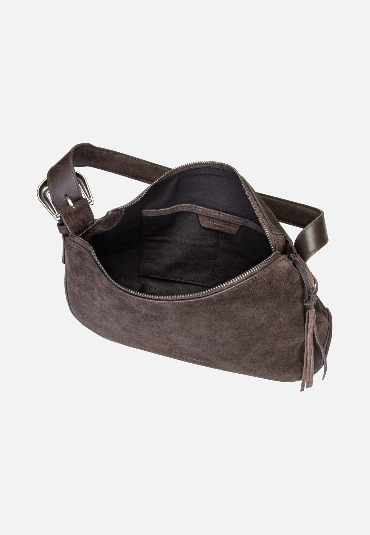 Liebeskind Berlin Ines Hobo M Suede Deep Soil Borsa Hobo