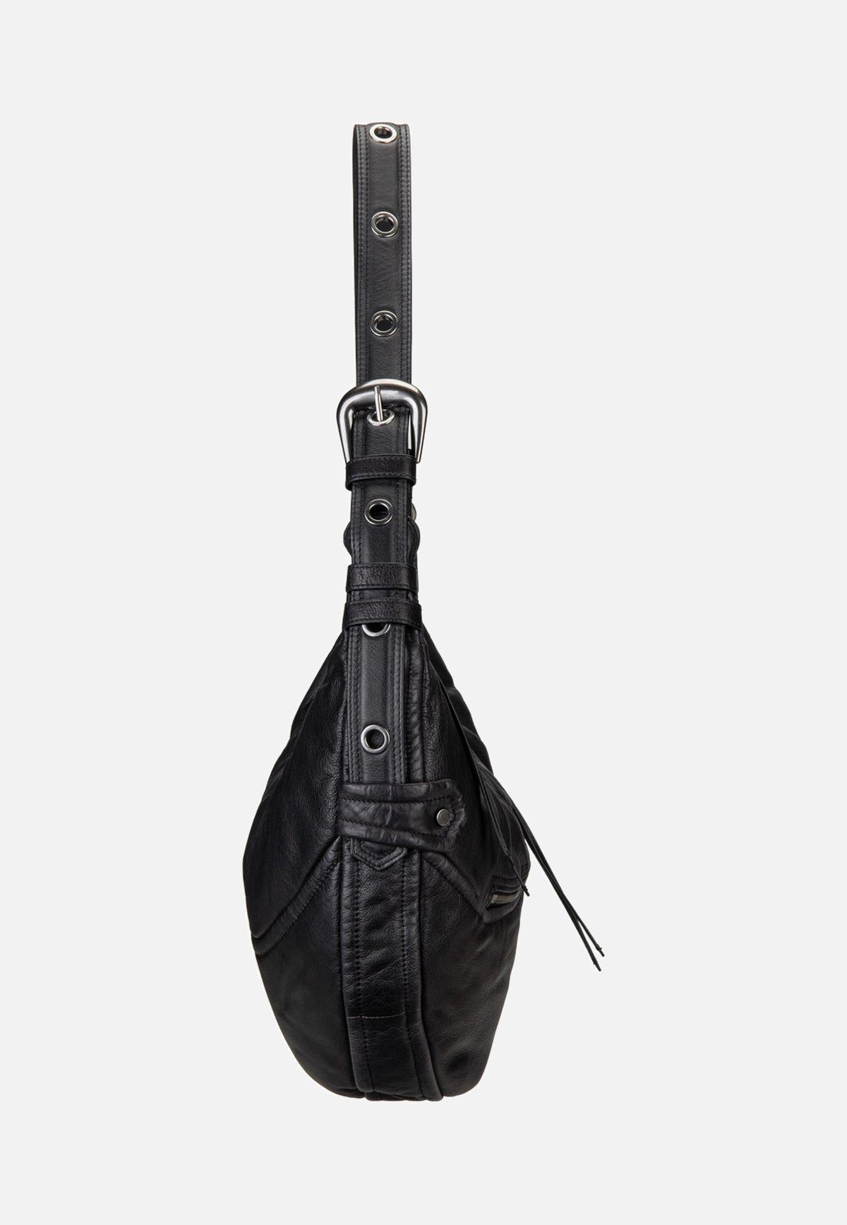 Liebeskind Berlin Luna Hobo M 3D Leather Black Borsa Hobo