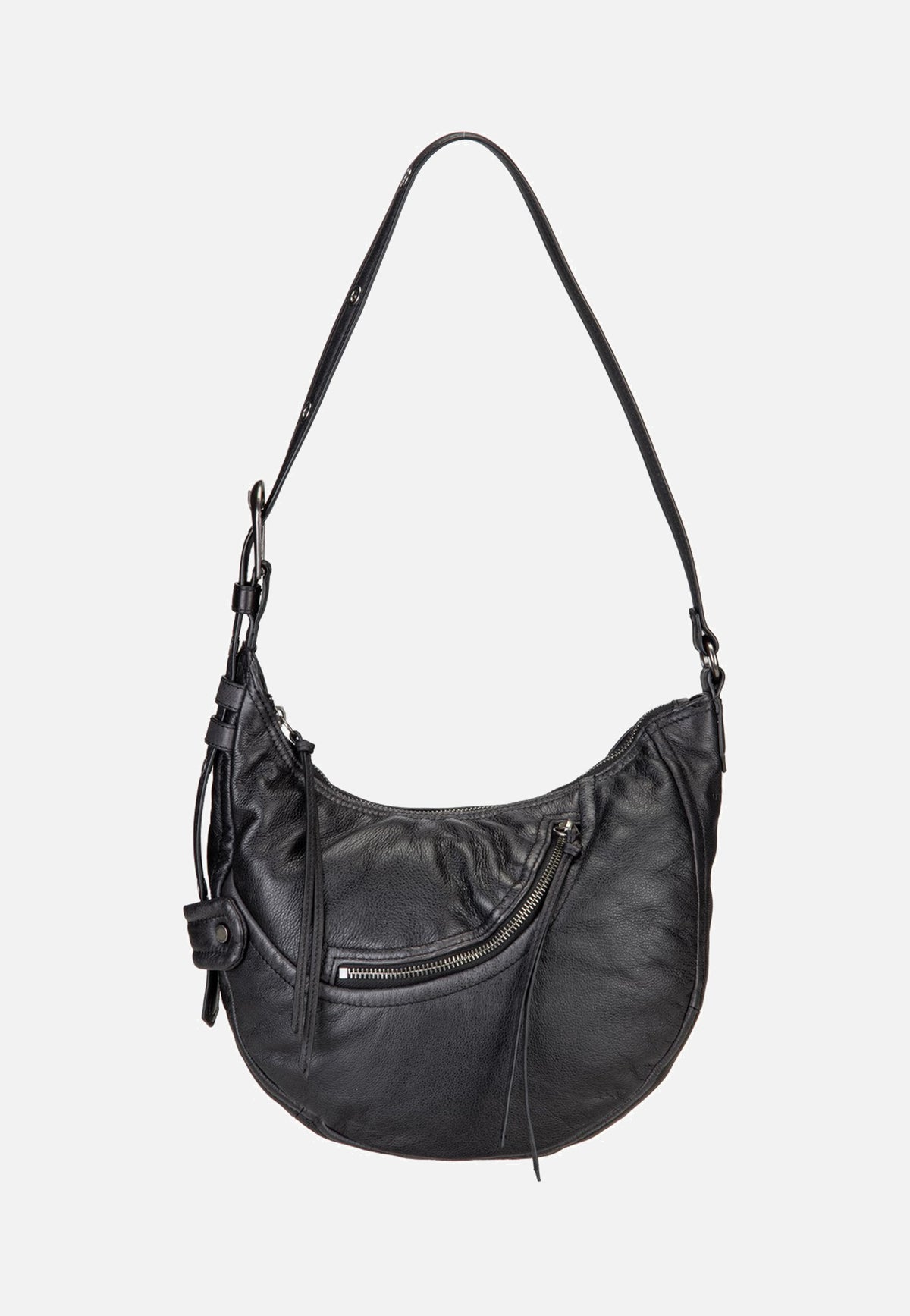 Liebeskind Berlin Luna Hobo S 3D Leather Black Borsa Hobo