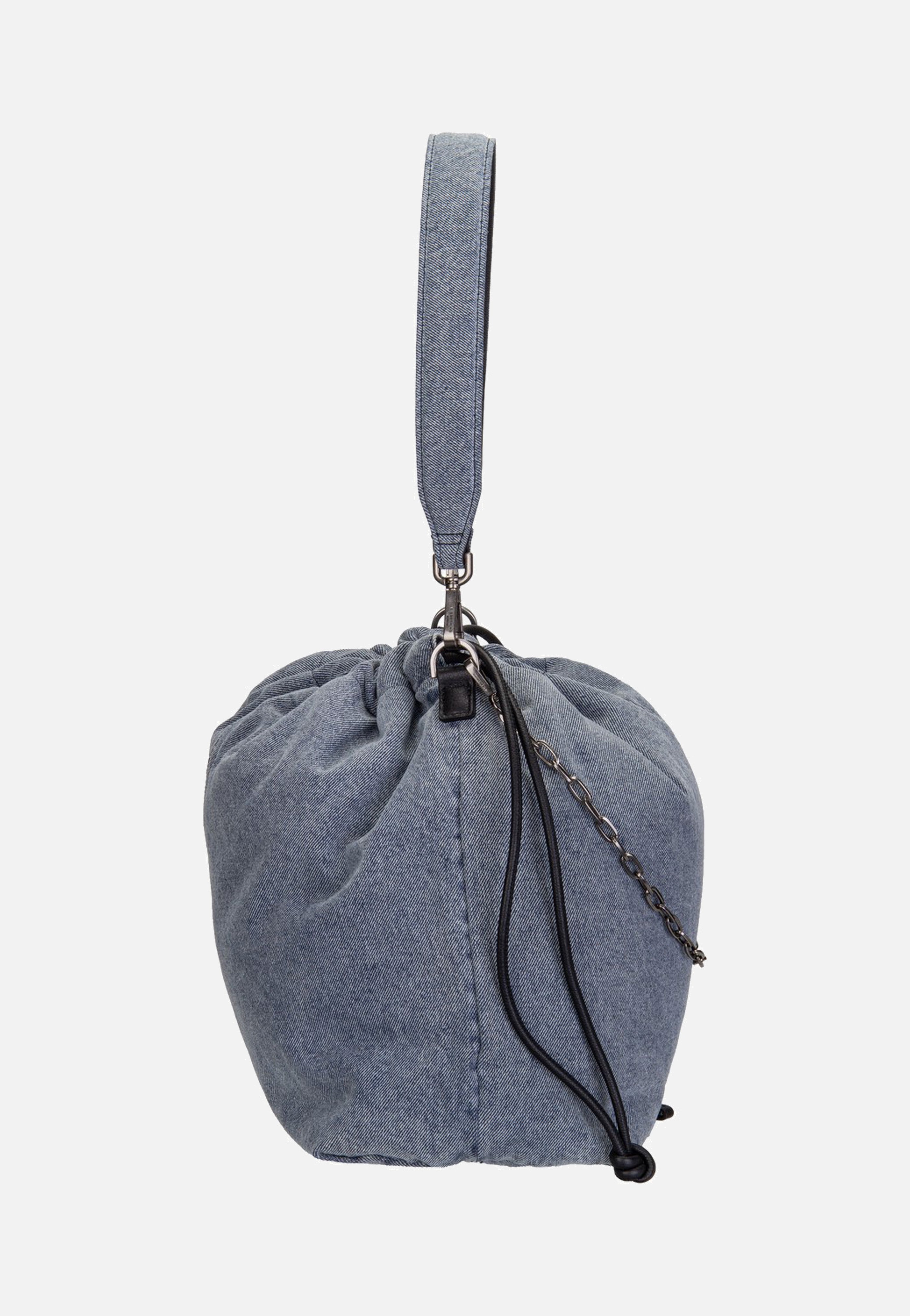 Liebeskind Berlin Lya II Hobo M Denim Blue Denim Bucket Bag