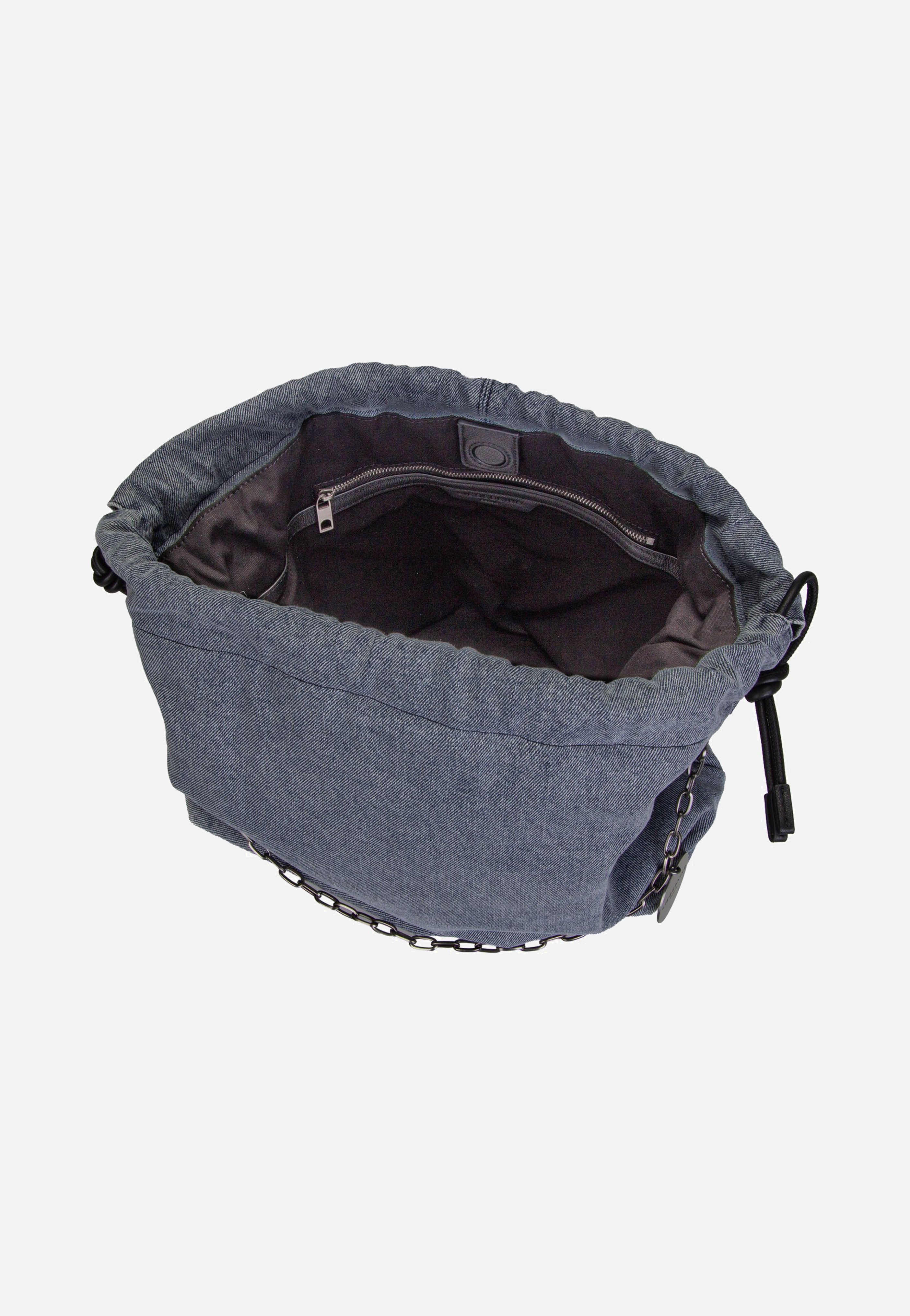 Liebeskind Berlin Lya II Hobo M Denim Blue Denim Bucket Bag