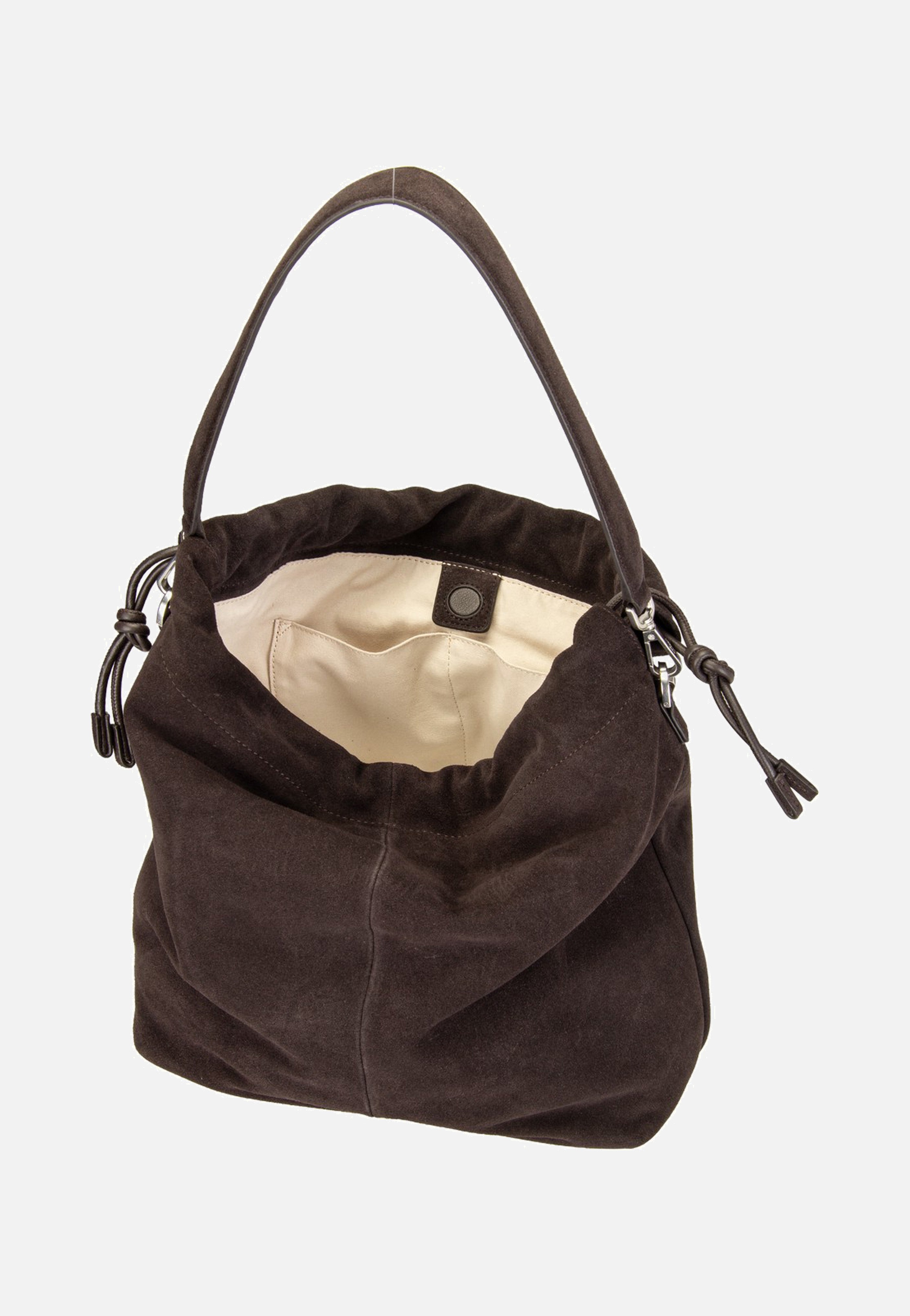 Liebeskind Berlin Lya II Hobo M Hydro Suede Deep Soil Hobo Bag
