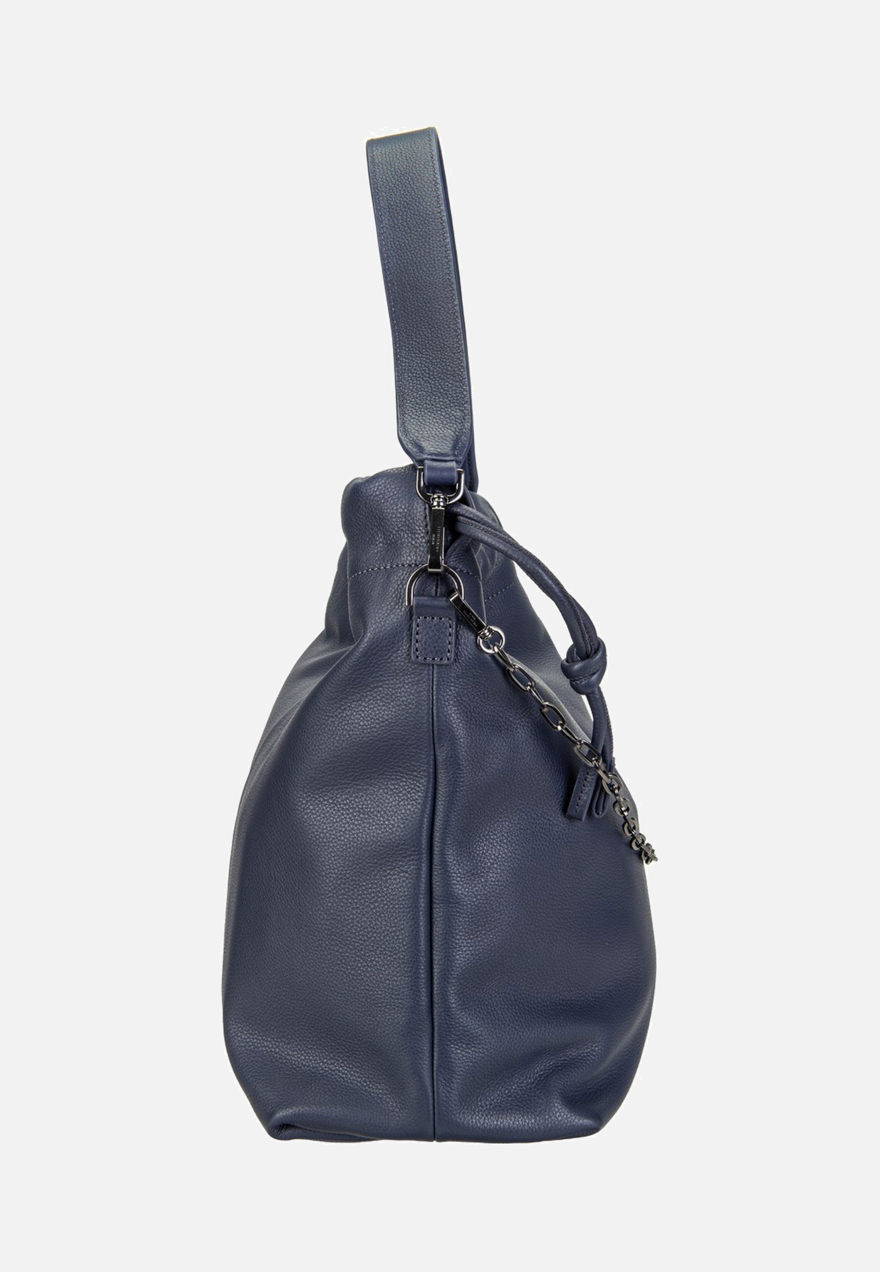 Liebeskind Berlin Lya II Hobo M Small Pebble Peacoat Hobo Bag