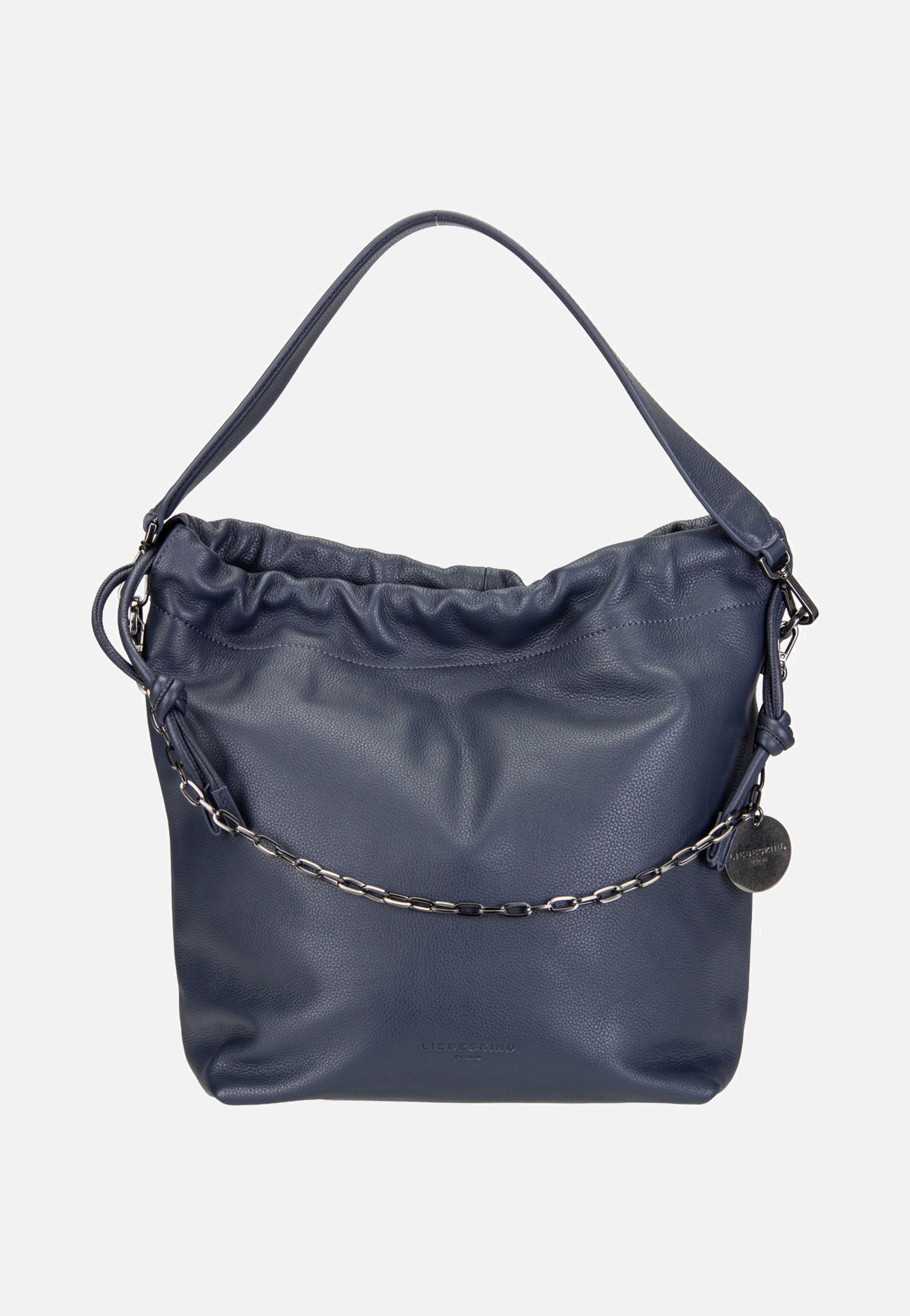 Liebeskind Berlin Lya II Hobo M Small Pebble Peacoat Hobo Bag
