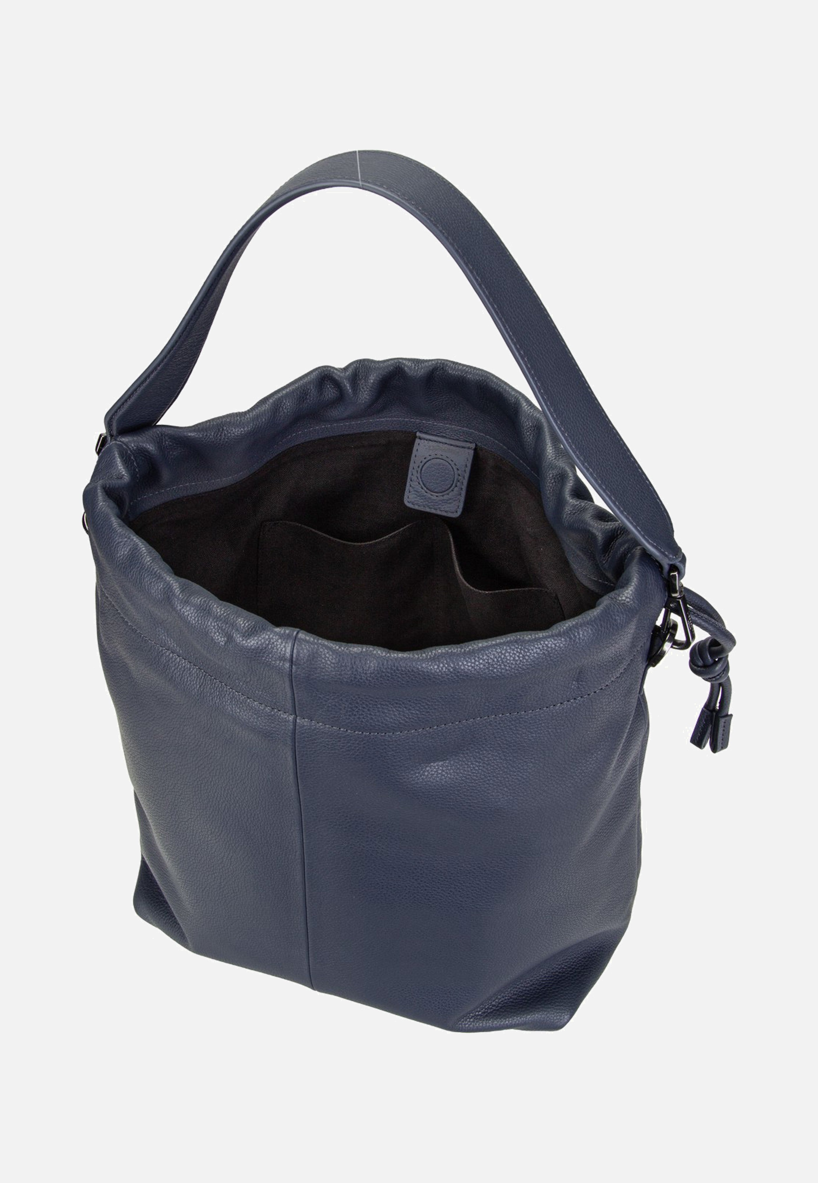 Liebeskind Berlin Lya II Hobo M Small Pebble Peacoat Hobo Bag
