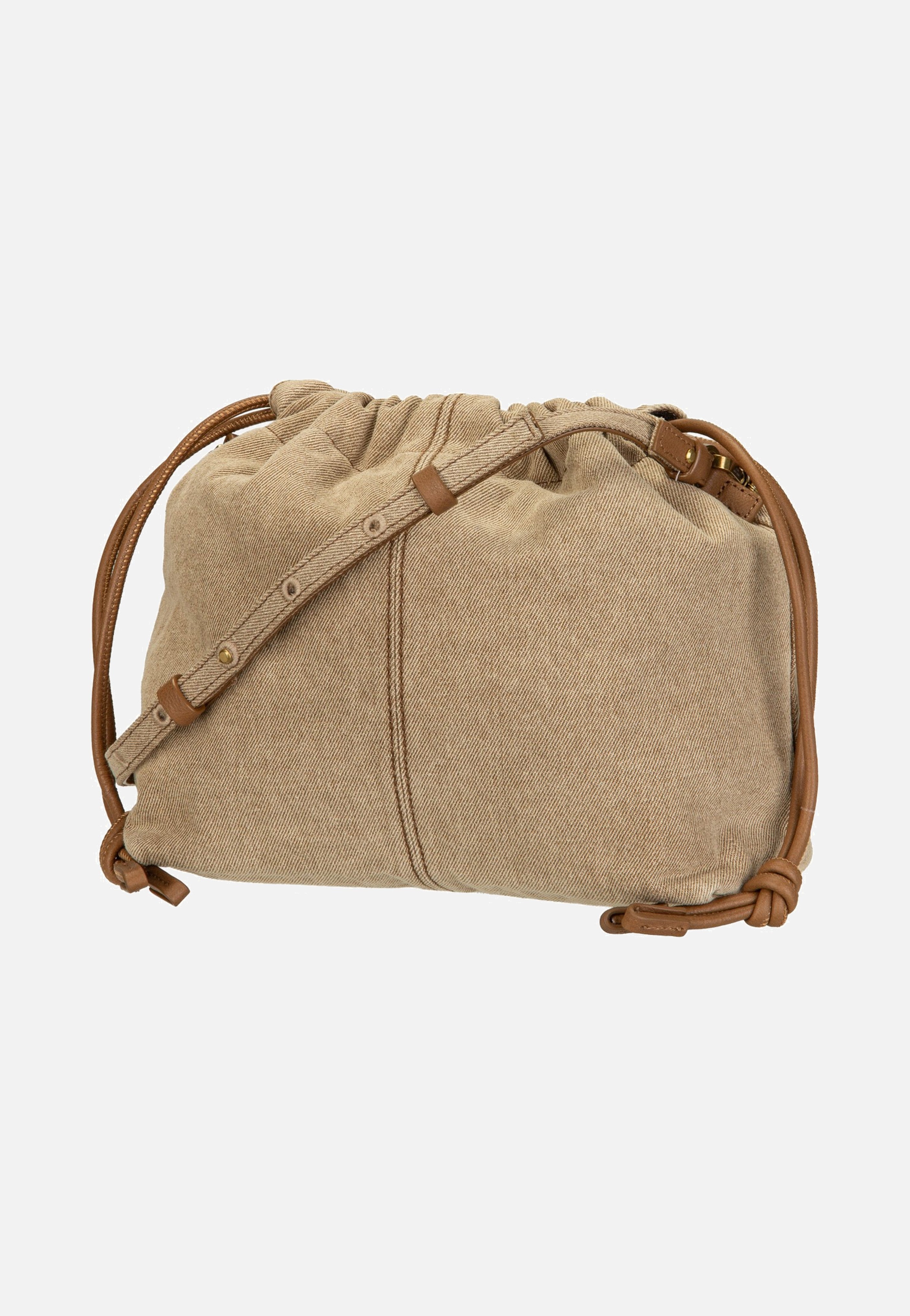Liebeskind Berlin Lya II Hobo S Denim Beige Bucket Bag