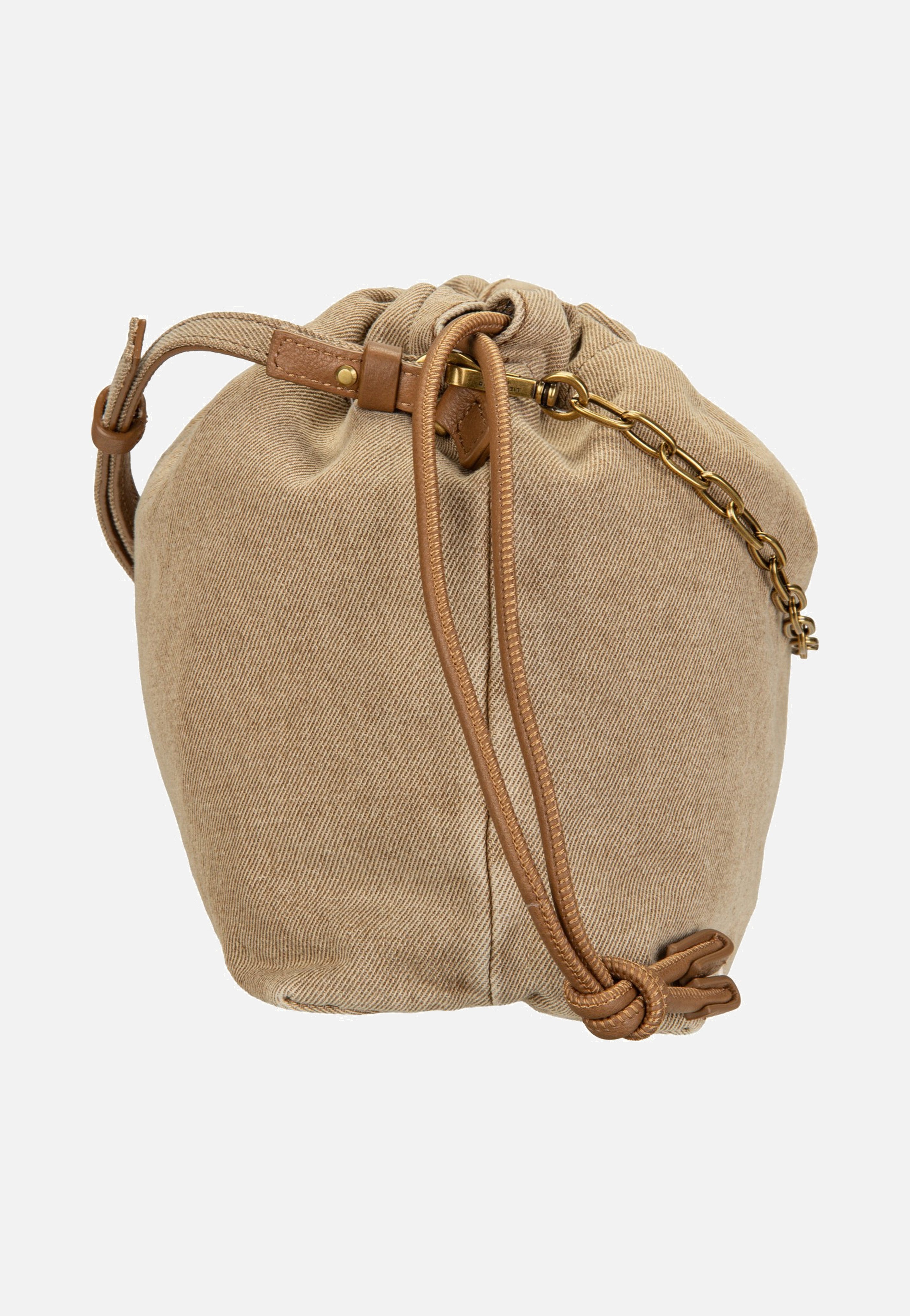 Liebeskind Berlin Lya II Hobo S Denim Beige Bucket Bag