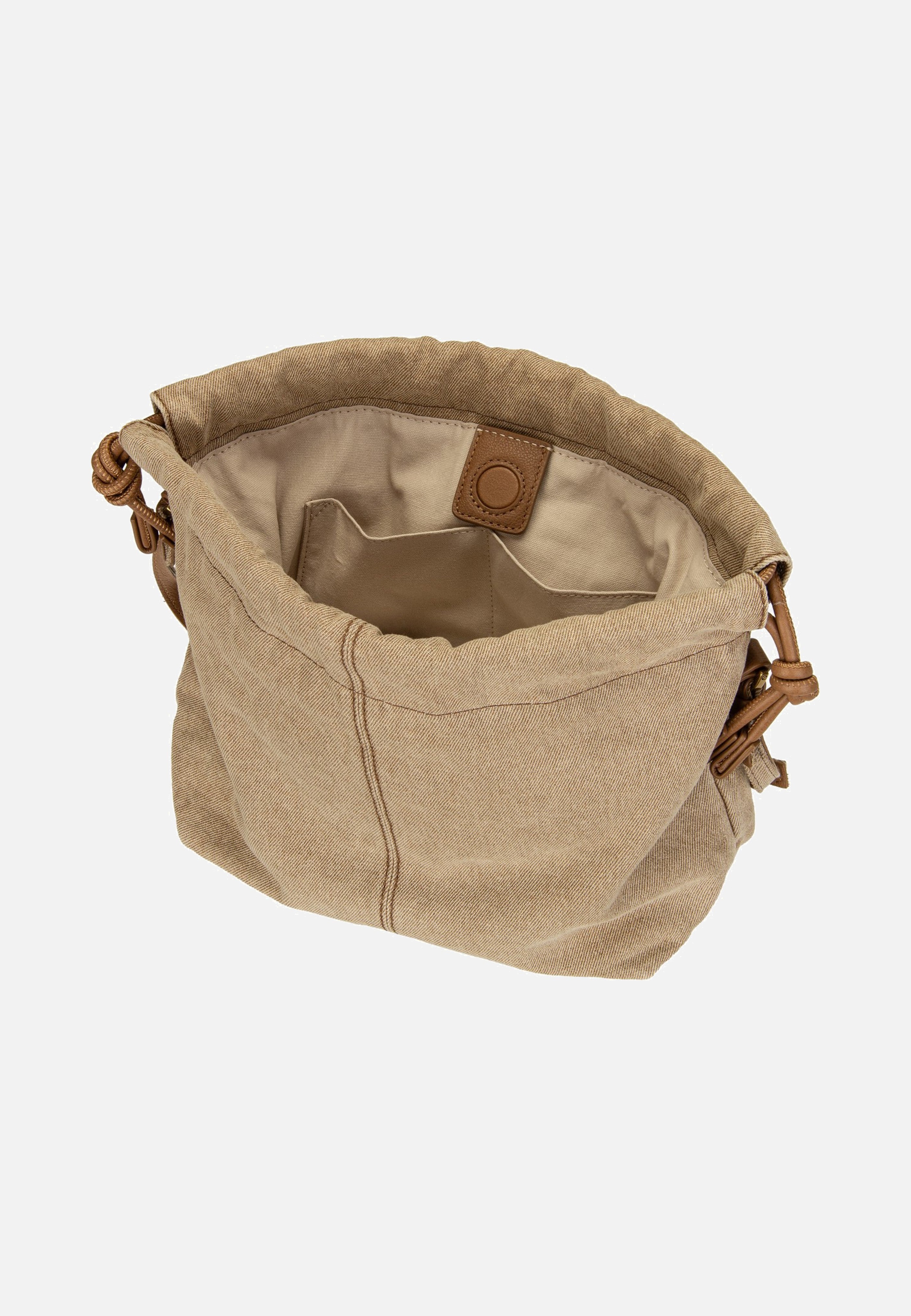 Liebeskind Berlin Lya II Hobo S Denim Beige Bucket Bag
