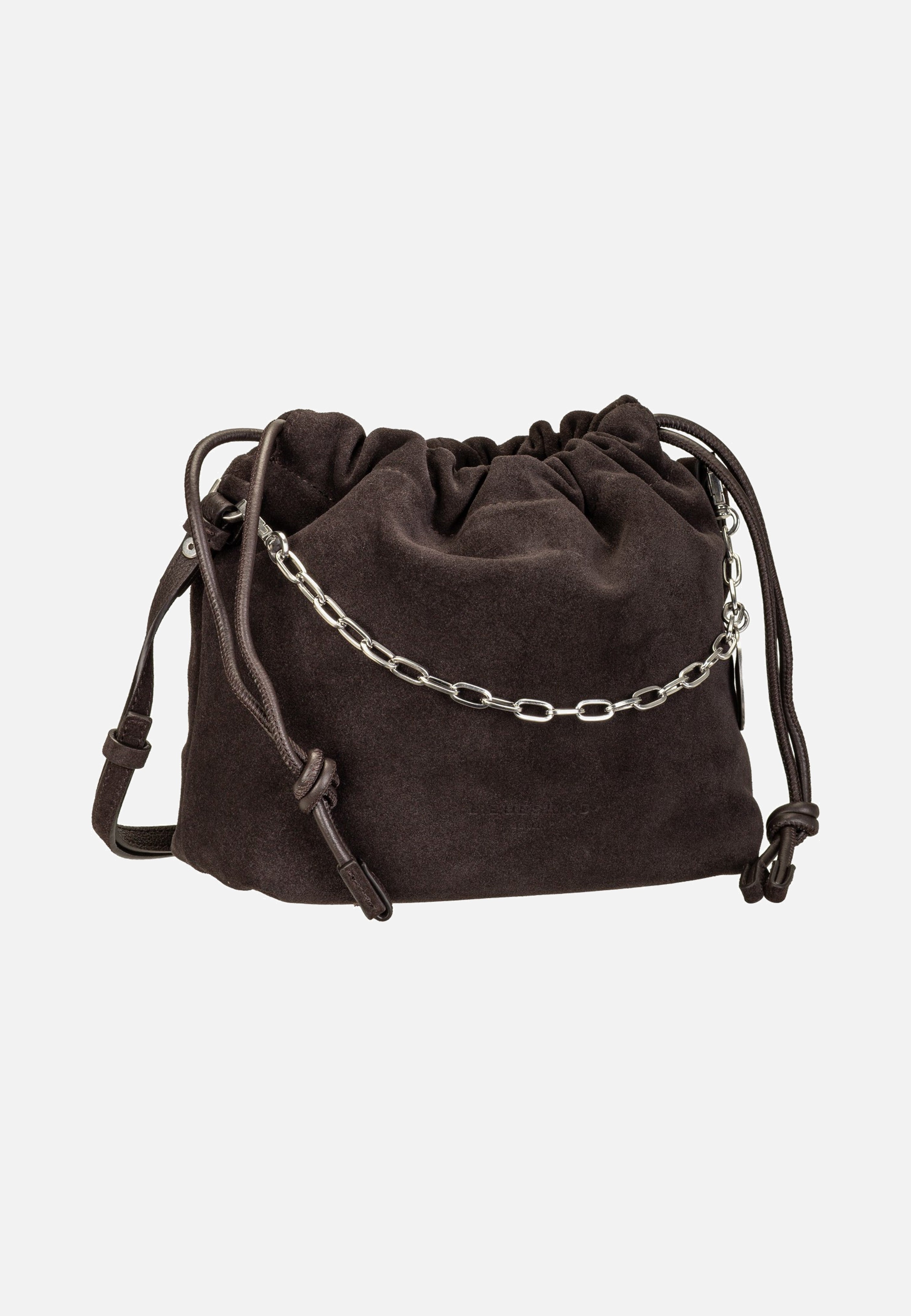 Liebeskind Berlin Lya II Hobo S Hydro Suede Deep Soil Bucket Bag
